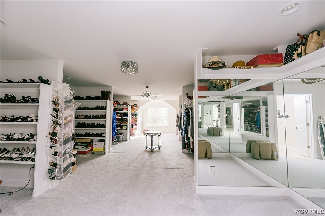 Walk-in closet...or personal fashion paradise?