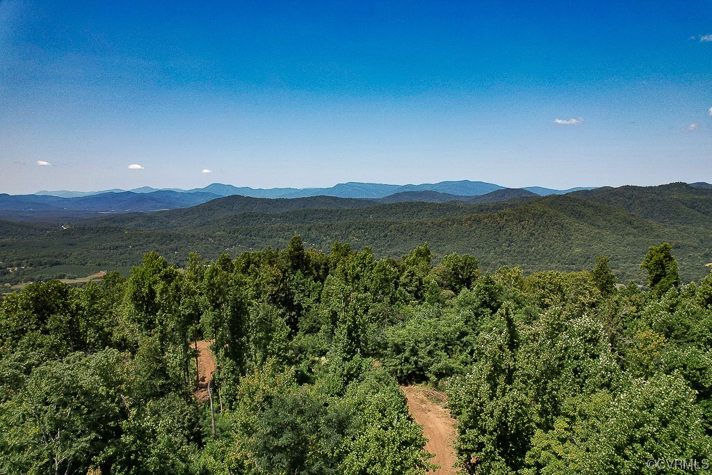 Drone shot from on top of the mountain.