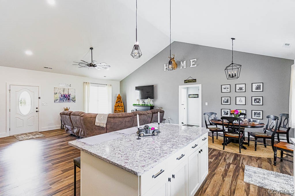 The open floor plan is perfect for entertaining!