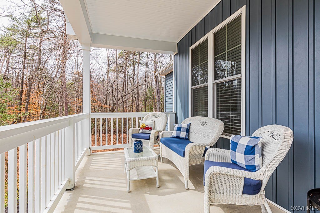 Relax on your spacious front porch!