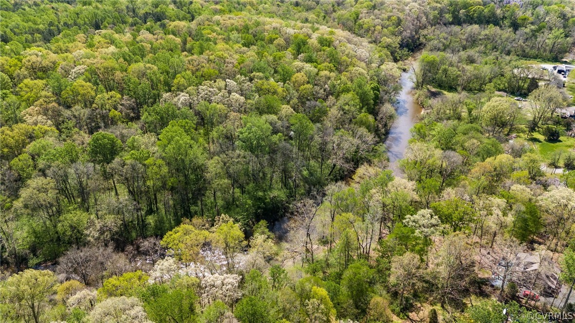 View of drone / aerial view of the River