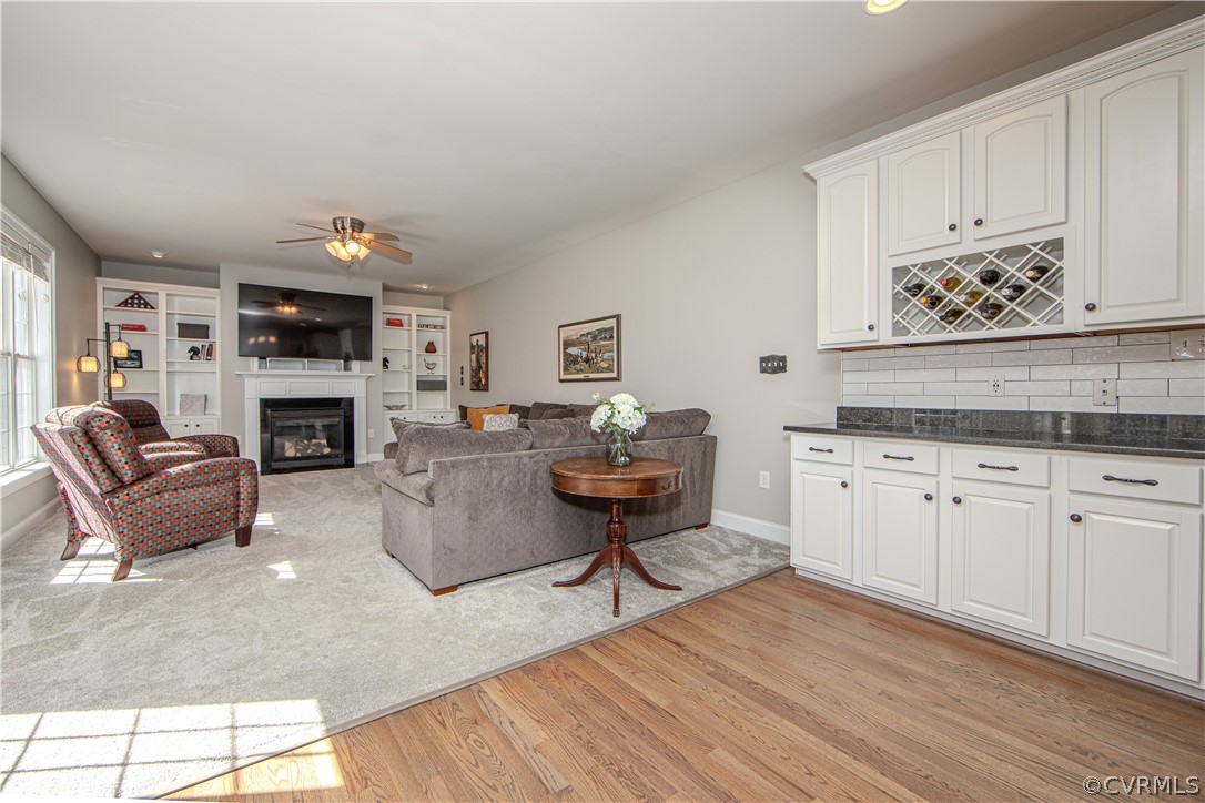 Located right off the garage, the mudroom is designed to be the perfect drop zone!