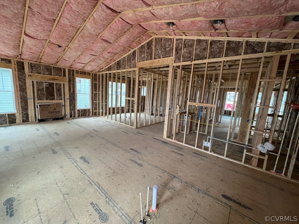 Photo of ACTUAL home under construction now.