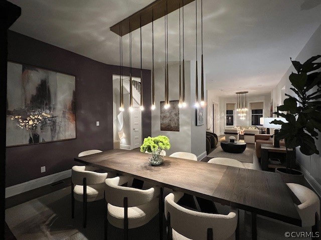 Dramatic lighting in the living areas at night is breathtaking!