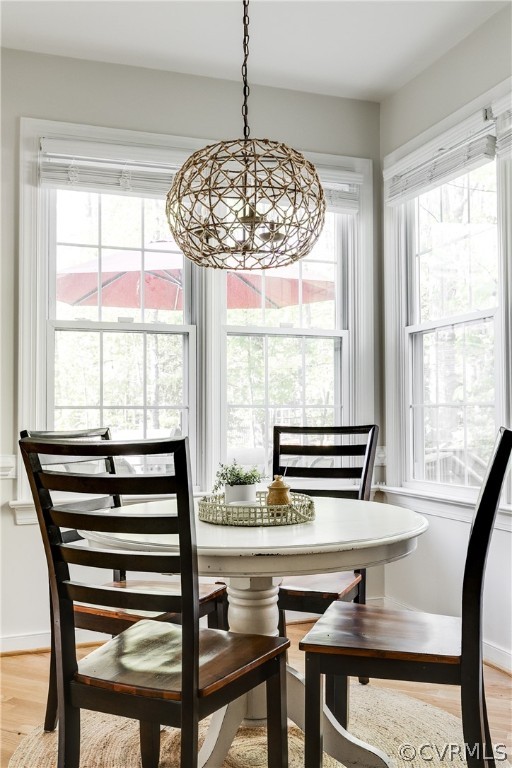 Breakfast nook for casual meals