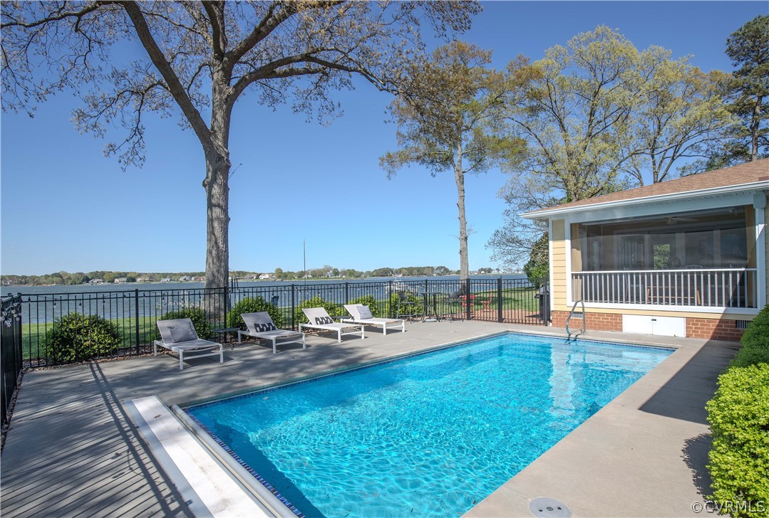 Enjoy wide river views of the Little Wicomico