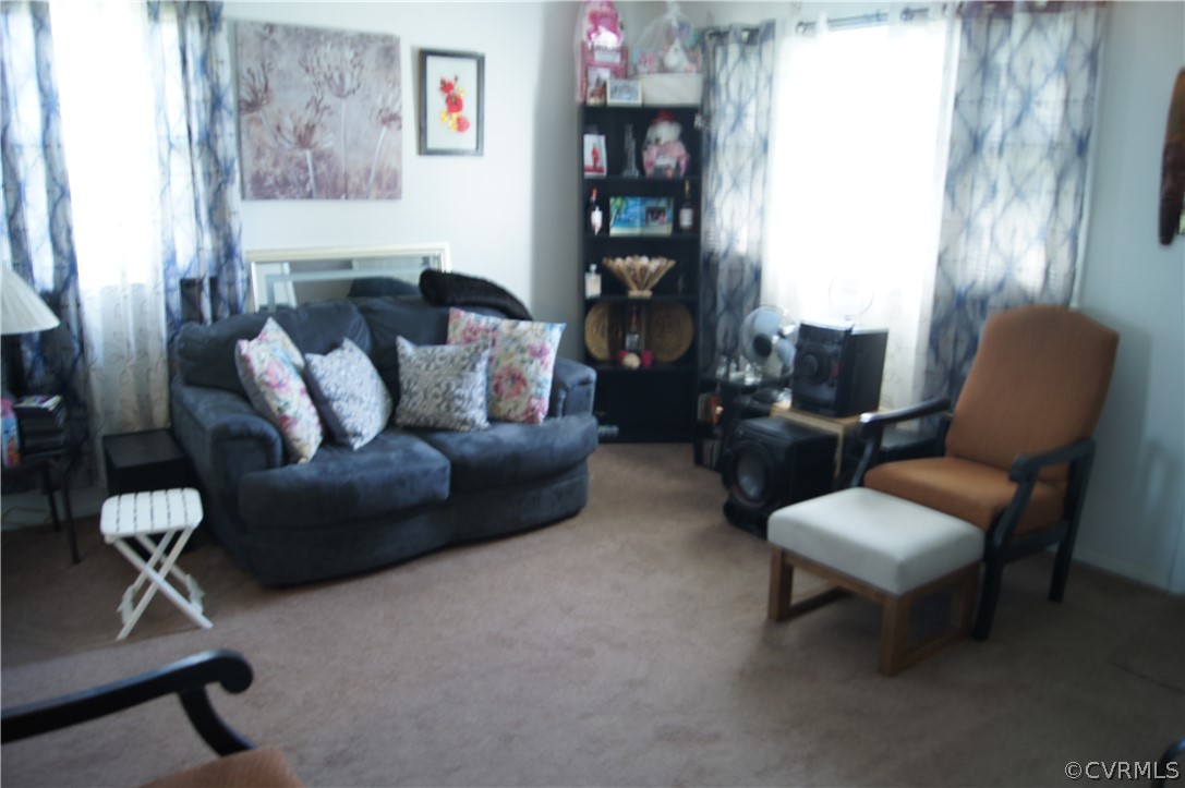 Light & Bright Living room W/Good Carpet!
