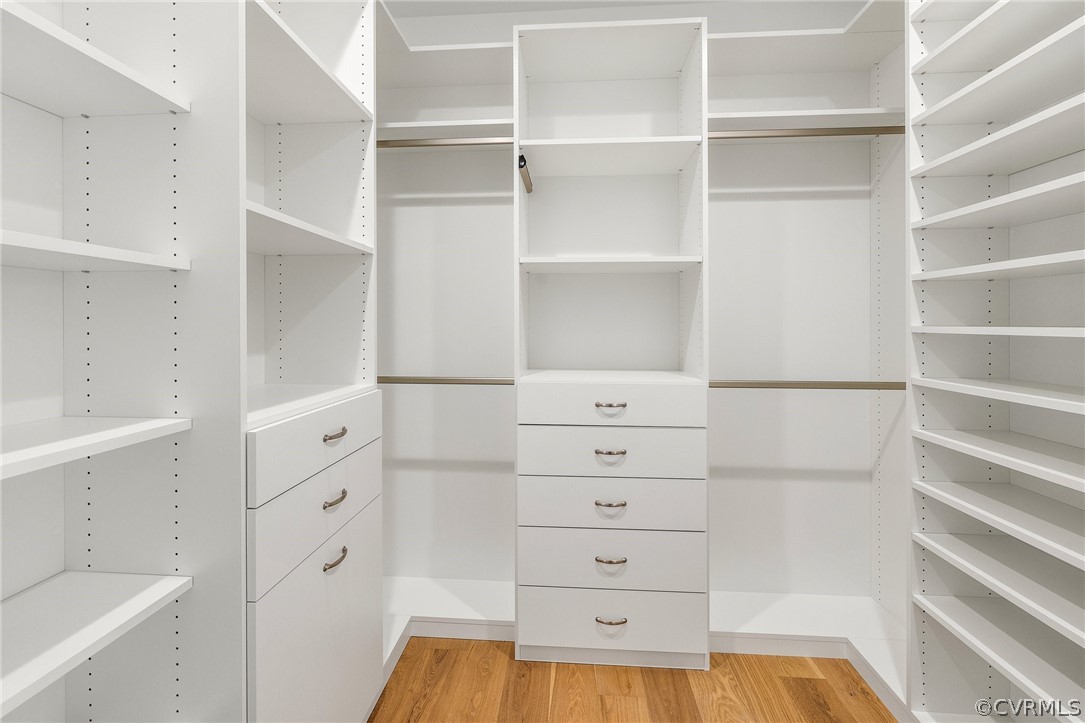 Spacious primary walk-in closet
*All photos represent a similar home by the same builder, Center Creek Homes*
