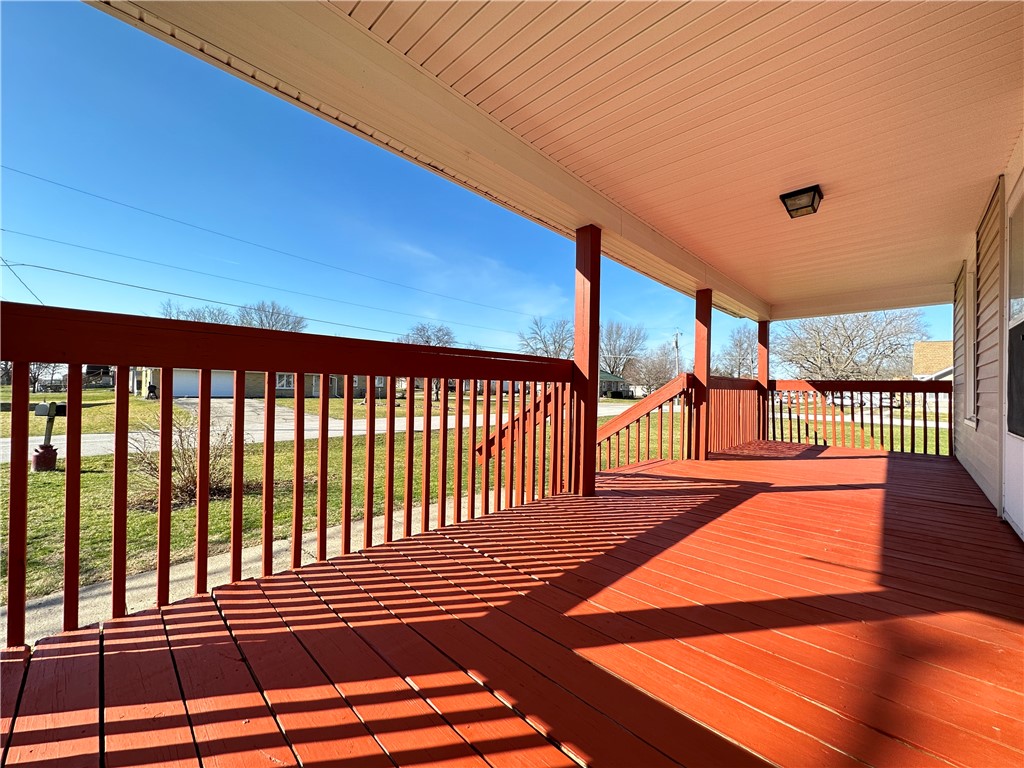 Front Covered Deck