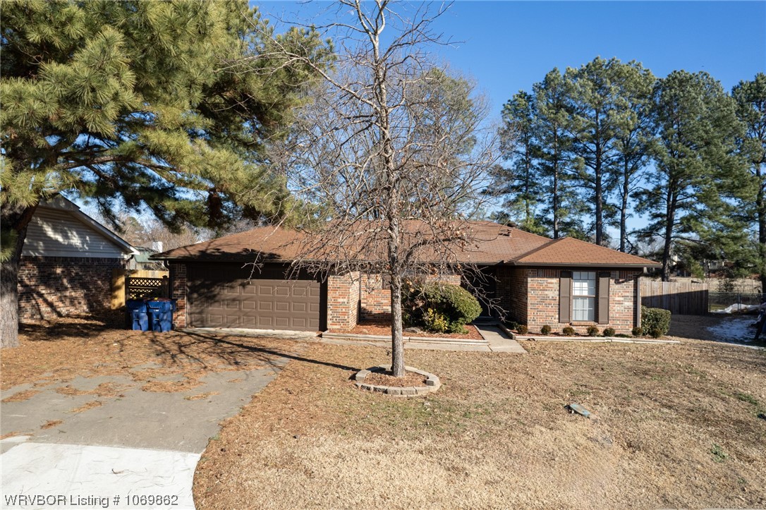 Well-maintained home on the Eastside of Fort Smith! This home features 3-bedroom, 2 full baths, large living room with wood burning fireplace, split bedroom plan, maintenance free brick exterior, 2 car garage, and a fenced in backyard. Close to schools and shopping!
