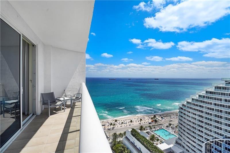 Right where everything is happening on Ft Lauderdale Beach - sits this gorgeously updated 2 bedroom | 2 bath condo/hotel at the exclusive Q Club Residences & Resort. Room #2501 is positioned on the Penthouse floor with a 180 degree wrap-around balcony with stellar views of the City Lights & Intracoastal. Wake-up to your master bedroom balcony with privacy walls with phenomenal views of the Atlantic Ocean. Stay in your 1 bedroom w/ living room, fully functional kitchen and rent out the 2nd bedroom that is separate from the main living quarters. Q Club has too many amenities to mention - including a resort style pool with cabanas overlooking the Ocean. Surrounded by world renowned restaurants - walking distance to the famous Las Olas Blvd, where the beach meets art 
& culture.