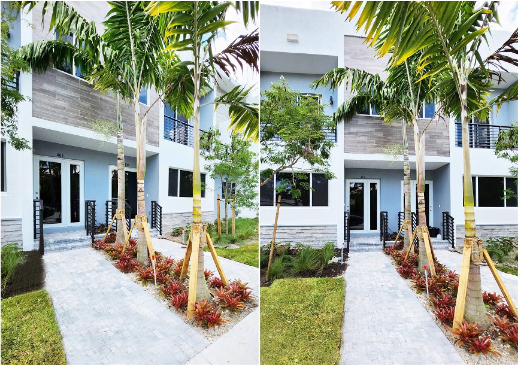 Three bedroom, 2.5 bath NEW CONSTRUCTION townhome with 2-car garage in boutique four-unit development in east Fort Lauderdale. BRAND NEW, never-lived-in, this townhome is totally turnkey and ready to occupy for an end-user. Also PERFECT for an investor to Airbnb or lease out annually. With modern design and open floorplan, each unit features high-end interiors, wood and tile floors, stainless appliances, glass shower enclosures, full size washer/dryer in laundry room. Ideally situated in east Fort Lauderdale (less than 10minutes to the beach, 5 to downtown or FLL International Airport).