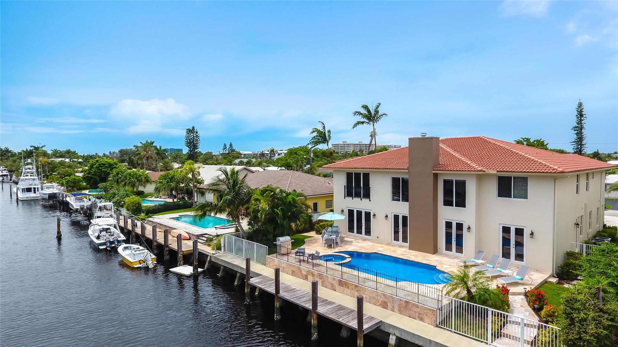 LOVE THE WATER & THE BEACH? Welcome to The Tranquility Escape. Perfect home 4 boaters; someone who is relocating to SE FL & not ready 2 buy. Amazing Seasonal Rental; great 4 multi-generations. Home is updated; dock for up to 42 ft boat; cooks kitchen; wonderful great room. All common areas overlook pool & water. Home is truly a 4 min walk 2 beach & about 7 minutes to more than 25 restaurants. This home is a licensed Short-Term Rental. Min Rental is 7 nites & max 10 guests. Rates vary based on time of yr. & length of stay. Significant discount Monthly, Seasonal & 6 months or longer rental. Stays of 181 nights or less are charged 13% occ tax. Truly a subperb home close to world-class dining & shopping, downtwn Ft. Lauderdale. Walk to multiple houses of worship. Agent to accompany LOVE THE WATER -- AND THE BEACH?  Welcome to The Tranquility Escape.

This is the PERFECT HOME FOR YOU!  New DECKing on BOAT DOCK, plenty of water toys, and a professionally decorated home.

This waterfront home is EXACTLY a 4 MINUTE walk (even with kids) to the beach and even an easy walk to the 25+  restaurants and numerous Lauderdale by the Sea shops and parks.

***

This home has been a favorite SEASONAL RENTAL (typically from January 3 through May 3 !!!'

We DO OFFER substantial DISCOUNTS when booking 3 AND 4 MONTHS and WELCOME LONG-TERM RENTERS.
PLEASE see Broker Remarks for pricing on 6 and 12 month rentals

The monthly rent of $21,500 is for an Annual Lease.  

Great home if you are remodeling your existing home or waiting to purchase.

***

THE TRANQUILITY EXPERIENCE

When you arrive at this home, you will find a peaceful home with expansive water views Tranquility.  From the moment you step through the front door, you see the beautiful water views from almost every room.

AND . . . IT truly is just a 4 minute walk to the Beach. This is a great multi-generational home -- a wonderful getaway home

We don't want you to miss out -- last you ALL off my homes SOLD OUT -- but this was the first because it is one of the nicest!

I was referring  my guests to my colleagues' homes which are also beautiful -- BUT nearly TWICE THE PRICE!  

Don't let that happen to you!

***

THIS IS ONE OF OUR MOST REQUESTED HOMES -- SO DO NOT WAIT TO BOOK!

IF YOU want an all around beautiful home which is in pristine condition -- this is it -- great MONTHLY discounts -- BOOK now for Summer,  4th of July, the Ft. Lauderdale Boat Show,  Thanksgiving -- the Holidays --  the Season or even 6 months (if you lease for 181 nights or more, there is no 13% occupancy tax) 

RATES ARE BASED ON #of people, if you have a boat, dogs, and your length of stay.

This home is located in what is considered a very 'walkable' area and has water toys at the home, and is walkable to many other fun activities.  Bring your boat (or rent one); rent jet skis and so much more.


This home checks all the boxes; is  Child friendly, Pet friendly (with fee)-- Heated Saltwater pool & spa -- and dock with electric and water.

This is a BEACH property!  It is literally just a 4 minute walk to the famous Lauderdale-by-the-Sea Beach (yes we timed it -- even with kids --  and about 3 more minutes to the Pier and a large selection of more than 20 restaurants and more shops.  There are even live bands on Friday and Saturday nights!   

We provide a wagon and beach chairs to make it even easier.

Many of our guests have chosen this home it is a short distance to multiple houses of worship. 

We have just REFRESHED this home by updating the kitchen, floors, and even the dock decking.  

WE STRONGLY RECOMMEND YOU CLEAR YOUR DATES WITH US before making airline reservations AS WE DO  advertise on multiple booking platforms for Short-Term Rentals and websites AND DO NOT sync our Calendars.  

Our Goal is for your to have a GREAT Vacation/Travel Experience, we recommend checking your dates PLEASE.

***

BACK TO THE FUN STUFF . . . And Beach House Amenities
The large open family room  has a sofa that your entire family will be able to enjoy and a beautiful fire place -- this room then  winds around into a dining room and a large gourmet kitchen -- all overlooking the pool, spa, and dock areas.  Whether you and your family and guests are enjoying the outdoor entertainment areas and watching the many boats go by -- or perhaps you will choose to rent a boat and enjoy our dock space, you will certainly enjoy many hours in the heated pool and grilling outside.

FUN THINGS AT THIS HOME

We have 4 paddle boards you can use on the quiet deep water canal or even rent boat or bring your own (we have 50 AMP electric and water at our dock).  

-Ping Pong Table
-Peloton Bike
-Foos Ball in Loft
- Paddle Boards (4)

If you must work, we have provided a beautiful desk and printer which overlooks the water and pool -- to give you motivation to finish up quickly!


This lovely designer decorated 5 bedroom plus a loft  home is great for families -- plenty of room to spread out.

And the owners had me REFRESH/update the home just 18 months ago as everyone likes homes in PRISTINE CONDITION.

Literally you just need to pack your suitcase with swimsuits, shorts, and sundresses -- and, of course, a toothbrush!

This is an amazing property - and not to be missed.  We even have a loft (6th bedroom) that has a Foosball table.

The City of Lauderdale by the Sea has an Ordinance which requires a minimum 7 night stay -- and a maximum of 10 guests (yes children count).  And we do screen our guests.  

Please note that we do split our Holiday weeks to maximize income -- (please see dates below) .

HOLIDAY (DECEMBER DATES)

For the 2024-2025  Holiday Season the Christmas week ends (checkout) is on December 26 -- you are more than welcome to come early and stay more days.  New Year's week begins December 27 and 7 nights ends January 3 -- and you can extend past that for more nights.

The EXIT Cleaning Fee is based on a 7 night stay and # of guests.  When staying longer than 7 nights, there is an extended stay cleaning fee.  If you are renting LONG-TERM, the Lease will require you have the home cleaned every 3 weeks by our housekeeping team.  (cleaning fees paid direct to housekeeping service)

We also offer a variety of concierge services to make your stay more enjoyable -- here is just a small sampling:  

- A Private Chef
- In Residence Housekeeping
- A fishing or boat charter
- Yoga or Martial Arts by the pool
- A photographer for family photos at the Beach
- Rental of bicycles, kayaks, or jet skis (to use with the floating dock)
- At home therapeutic Massage
- Restaurant Reservations, concert tickets, or a car & driver
- Or any service/experience which would make your stay a 10 PLUS

Please feel free to reach out with any questions