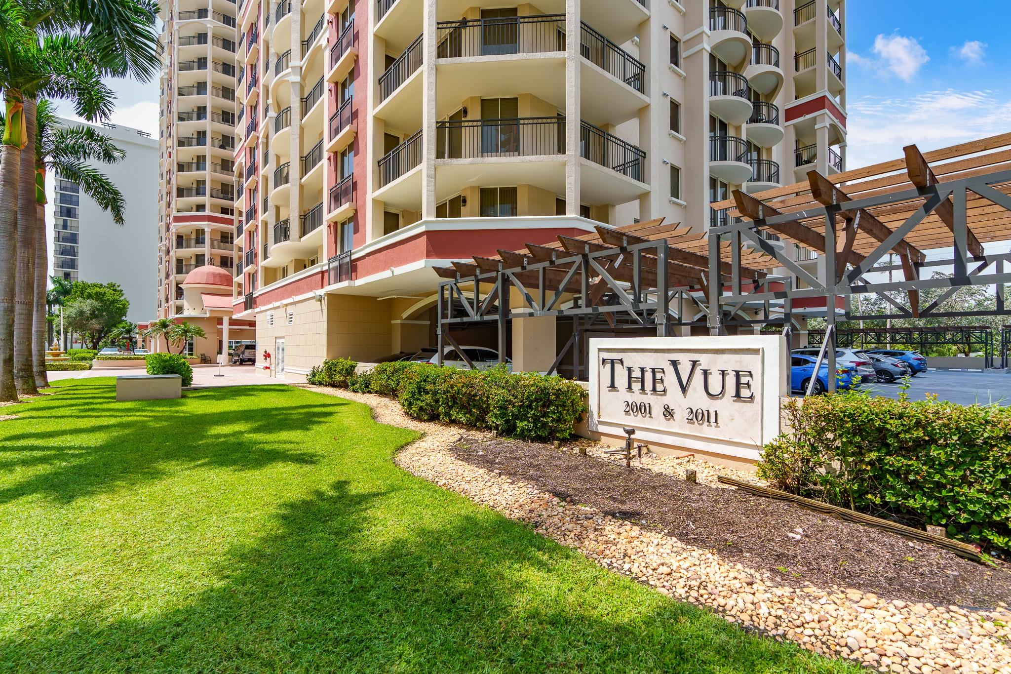 Elevate your lifestyle at The Vue Residence and Beach Club in Fort Lauderdale Beach! This stunning 2-bedroom, 2-bathroom condo boasts an optional office/den, perfect for remote work or a third bedroom (murphy bed included). Panoramic ocean views from the wrap-around balcony, connecting the living room to the primary bedroom, while a private balcony off the guest bedroom offers a serene retreat. This move-in-ready gem features upgraded finishes and modern amenities, two covered parking spaces, ensuring a luxurious living experience. Exclusive access to a private beach club, fitness center, two sparkling heated pool, and a relaxing spa. A rare find for those seeking both comfort and elegance. Don’t miss your chance to own this outstanding residence and enjoy this vibrant coastal living.