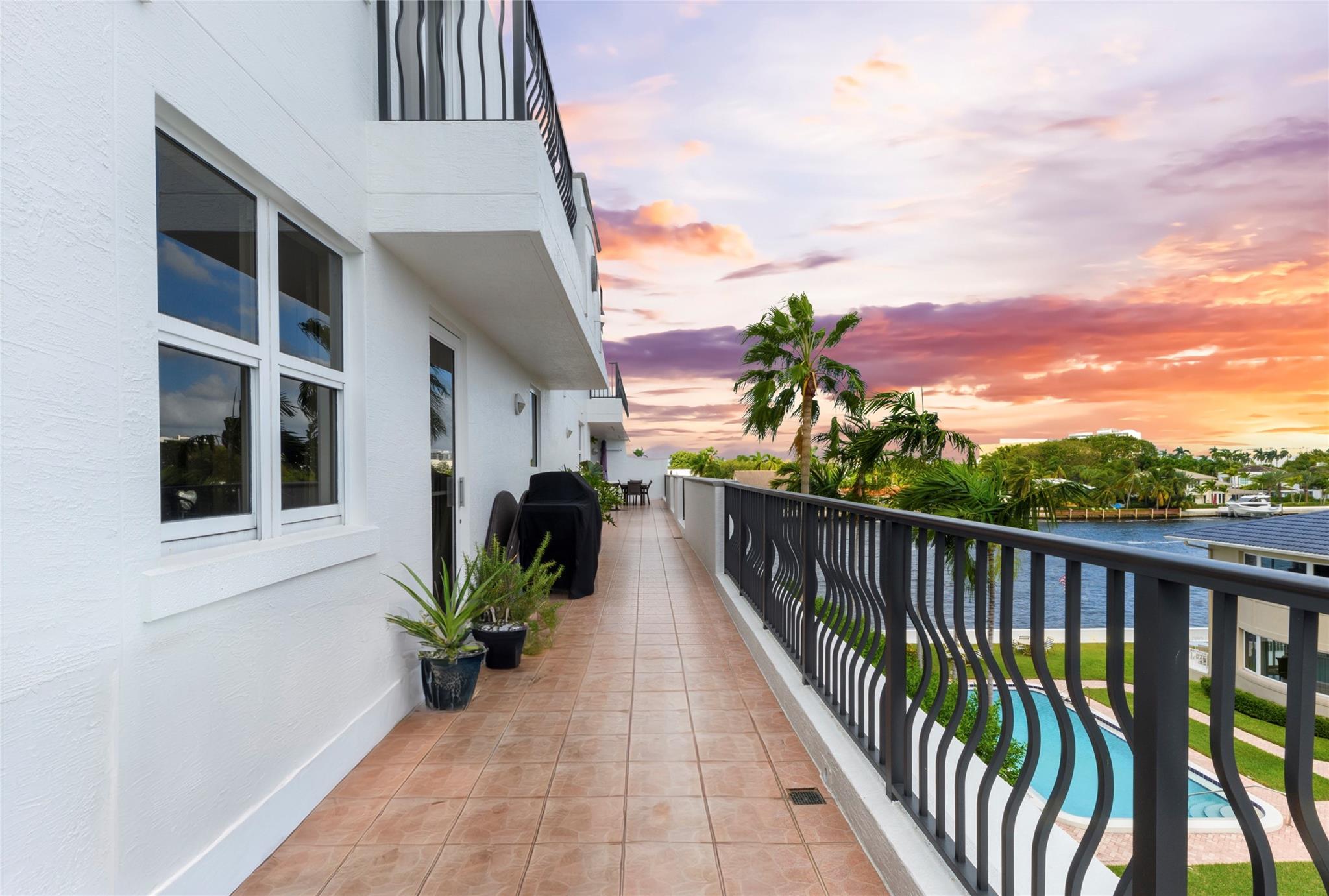 Enjoy breathtaking sunsets from your balcony at this 3rd-floor corner unit in La Cascade! This spacious 2 bed, 2.1 bath unit offers a massive 900 sq ft terrace with mesmerizing Intracoastal views along the entire north side and your own private Jacuzzi for two. With over 2,200 sq ft of luxurious living space, marble flooring, and sleek interiors, this unit exudes elegance. The building features top-tier amenities, including a refreshing pool and a modern fitness center. Plus, you're just steps from the beach, restaurants, shops, and a park, making this a true gem for those craving the ultimate Florida dream lifestyle!