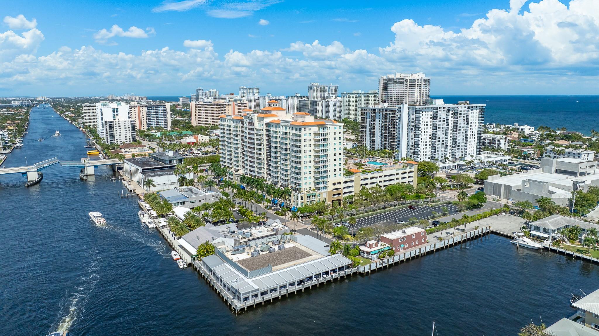 PRICE REDUCTION!  
Don't miss out on this stunning Fort Lauderdale condominium now available for just $525,000.   Investors are welcome!  The Tides at Bridgeside Square is offering a 2 bedroom, 2 bath condo with a large balcony facing east; for awesome ocean views.  
The resort-style amenities include a fitness center, heated pool, BBQ area, spa, tennis, and even a pet elevator.   Security is offered 24 hours a day, 7 days a week.  Your U Verse Cable and Internet are included on the condo maintenance. Two non-aggressive pets are allowed; with no weight limits.  
In addition, Publix Supermarket is opening soon, and many upscale restaurants (Shooter's, Mastros, Patrizia's Cafe Martorano) are found in the neighborhood.  As well as good shopping and the BEACH ... are just minutes away.