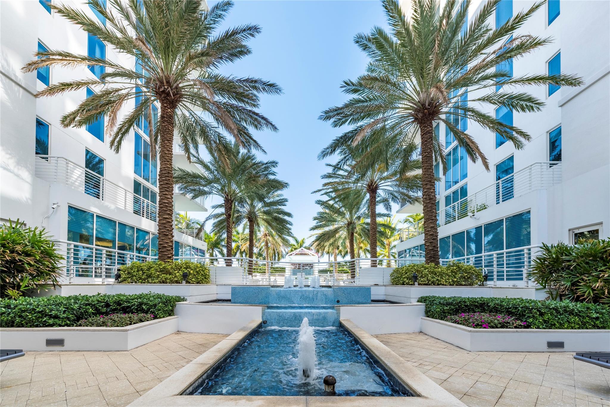 Enjoy ocean and skyline views from the 30 foot balcony of this luxury 2 bdrm 2 bath plus den condo! This residence is located in the award winning Sapphire, one of Fort Lauderdale beach's most luxurious complexes and is on the desirable south side of the south building with sweeping ocean and city views. The contemporary interior is beautifully designed with renovated kitchen, new AC as of 2022, electronic blinds, and marble floors throughout. Designed by Kobi Karp with Steven G interiors, the Sapphire boasts of an award winning management team, excellent finances, 24 hr front desk & valet, state of the art gym, Olympic sized heated pool, spa, dog park, internet lounge and more! Walk to the ocean and enjoy beach restaurants and night life; private beach club and golf privileges included.