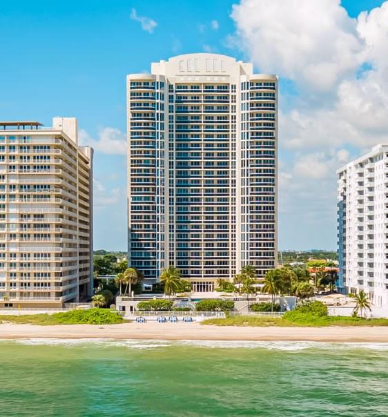 Amazing Corner Residence with Panoramic Views of Intracoastal and some Ocean. Floor to Ceiling Impact Windows. L'Ambiance is a Boutique Luxury condo with wonderful amenities. This 3 Bedroom 2 Bath condo has generous living space with Open Kitchen, Bar Counter & Island with Wine Cooler. New Washer/Dryer & Dishwasher. Includes Wine Locker & Storage. L'Ambiance has a stunning newly remodeled lobby & amenities area which Party Room with Bar/Kitchen Facilities, Large Exercise Room with Sauna/Steam, Chilled Wine Room, Billiard Room and outside has a Terrific Pool Deck, Large Heated Pool, Spa Tub, Great BBQ area with Round Bar & Tables, Beach Cabanas & More. Wifi & TV streaming package included. Self Park or use Valet Service included. L'Ambiance has Reserves. 24 hour Security desk. 2 Pets Ok.