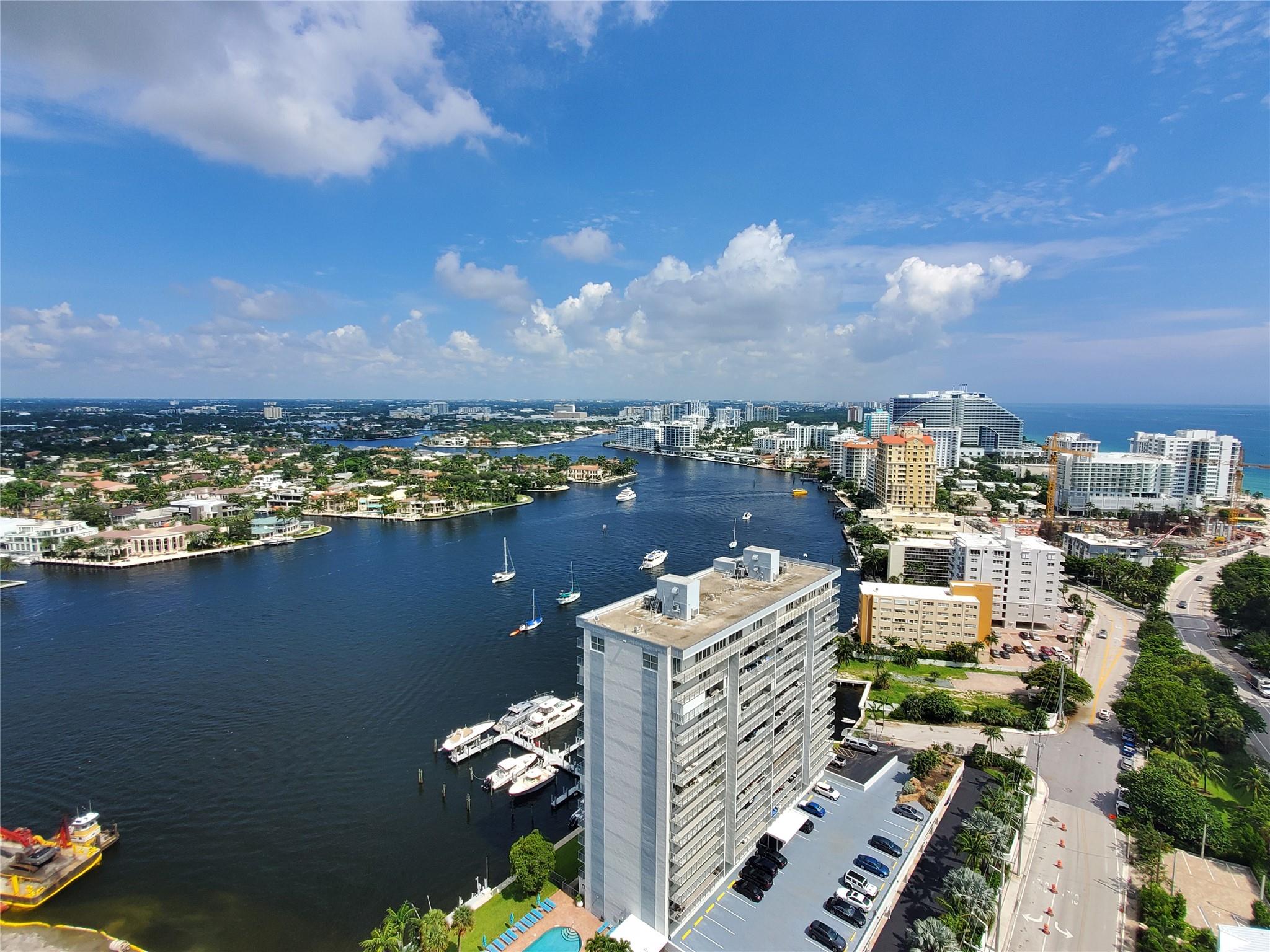 WHAT A PLACE TO CALL HOME! LUXURY RENTAL AT IT'S BEST IN FORT LAUDERDALE. INTERCOASTAL AND OCEN VIEWS FROM THIS WELL EQUIPED 26TH FLOOR HIGH-END DESIGN CONDO. OPEN FLOORPLAN WITH BOTH BEDROOMS WITH IN-SUITE BATHROOMS, BEAUTIFULLY FURNISHED, KITCHEN IS FULLY EQUIPED, LARGE BALCONY WITH FURNISHINGS, FULL SIZE WASHER & DRYER, SEMI PRIVATE ELEVATOR OPENS TO YOUR PRIVATE FOYER. 2 CARS ASSIGNED PARKING SPACES IN THE MOST CONVENIENT PART OF THE BUILDING GARAGE. THE BUILDING OFFERS 24 HOURS SECURITY, CONCIERGE AND VALET PARKING, AMENITIES INCLUDE: GYM, POOL, JACUZZY, SPA, STEAM AND SAUNA ROOMS, BARBECUE AREA, CLUB ROOMS, BILLIARDS TABLE AND MORE. BUILDING IS JUST ONE BLOCK FROM THE OCEA, TWO BLOCKS FROM LAS OLAS AND WALKING DISTANCE FROM SHOPPING, RESTAURANTS + NEXT TO FORT LAUDERDALE CITY MARINA.