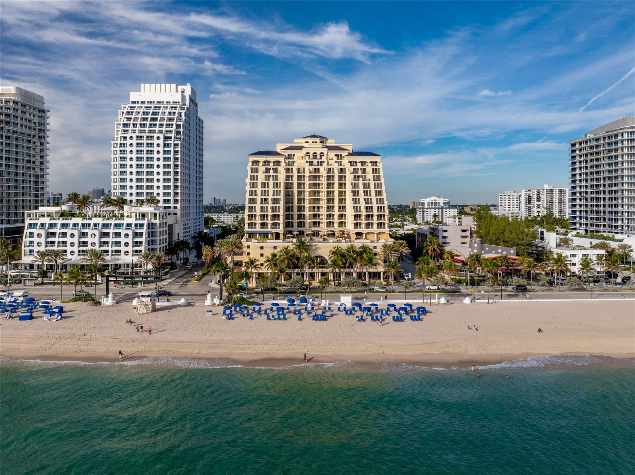 This elegant studio offers serene ocean vistas from its private balcony. The thoughtfully designed space includes a convenient kitchenette, a luxurious marble bathroom, and contemporary décor. Residents enjoy exclusive access to amenities such as the heated pool, rejuvenating spa services, state-of-the-art fitness center, and gourmet dining options. Situated on North Fort Lauderdale Beach Boulevard, the property provides easy access to the sandy shores and is a short drive from cultural attractions like the Bonnet House Museum and Gardens. Unit 908 adjoins Unit 909, a spacious 1-bedroom with a den, offering the potential to combine both units for an enhanced living experience. Discover a unique investment opportunity with this offering in The Atlantic Hotel.  This portfolio includes three units enrolled in the Hotel program as well as an ownership share in the Hotel itself allowing you to benefit from both real state and operational revenue. The Seller has an ownership interest in the Hotel which is currently being reevaluated; the reevaluation is not included in the list price of the condominiums.  Additional costs or considerations related to te Hotel share may apply and detailed information will be provided as part of the evaluation process to ensure transparency and clarity.  This rare opportunity is ideal for discerning buyers, looking for a blend of personal use, income potential, and equity in a particular property.