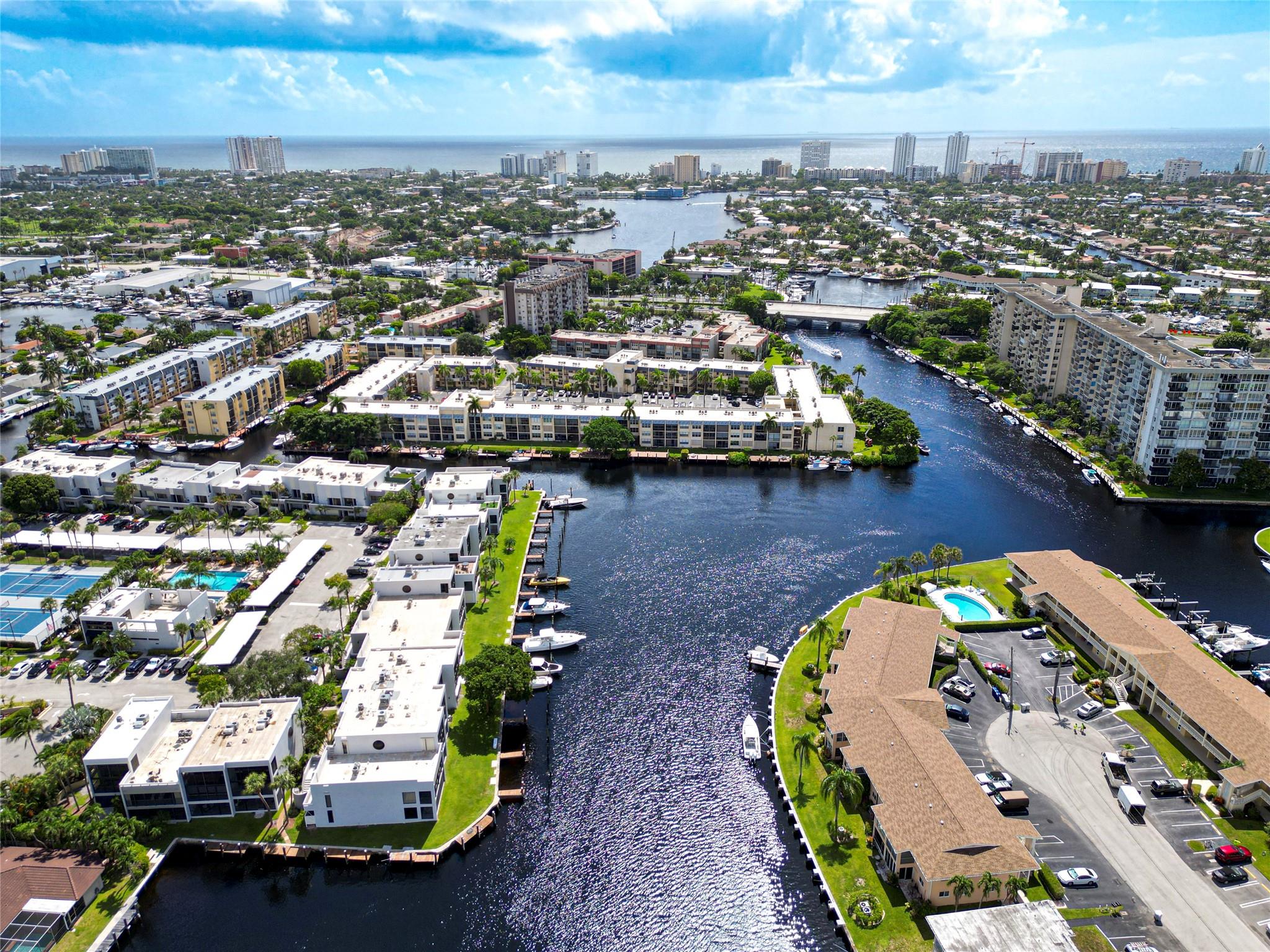 Discover waterfront bliss at Nobel Point, Pompano Beach, FL! This 2-bed, 2-bath gem with south-facing views and a boat slip (23, assigned) accommodates larger boats—a dream for water enthusiasts.

Undergoing a 40-year restoration, this residence promises timeless appeal. Enjoy amenities like a tiki hut, heated pool, tennis courts, BBQ area, gym, sauna, ice maker, and a clubhouse with a generator.

Navigating the waters is easy with just one fixed bridge to the ICW, featuring a 13ft clearance. Access to the Hillsborough Inlet is quick, perfect for seamless boating.

Nestled in Pompano Beach, this home offers swift access to highways, entertainment, nightlife, the beach, and dining. Don't miss your chance to embrace the warmth of this idyllic waterfront retreat. Welcome home!