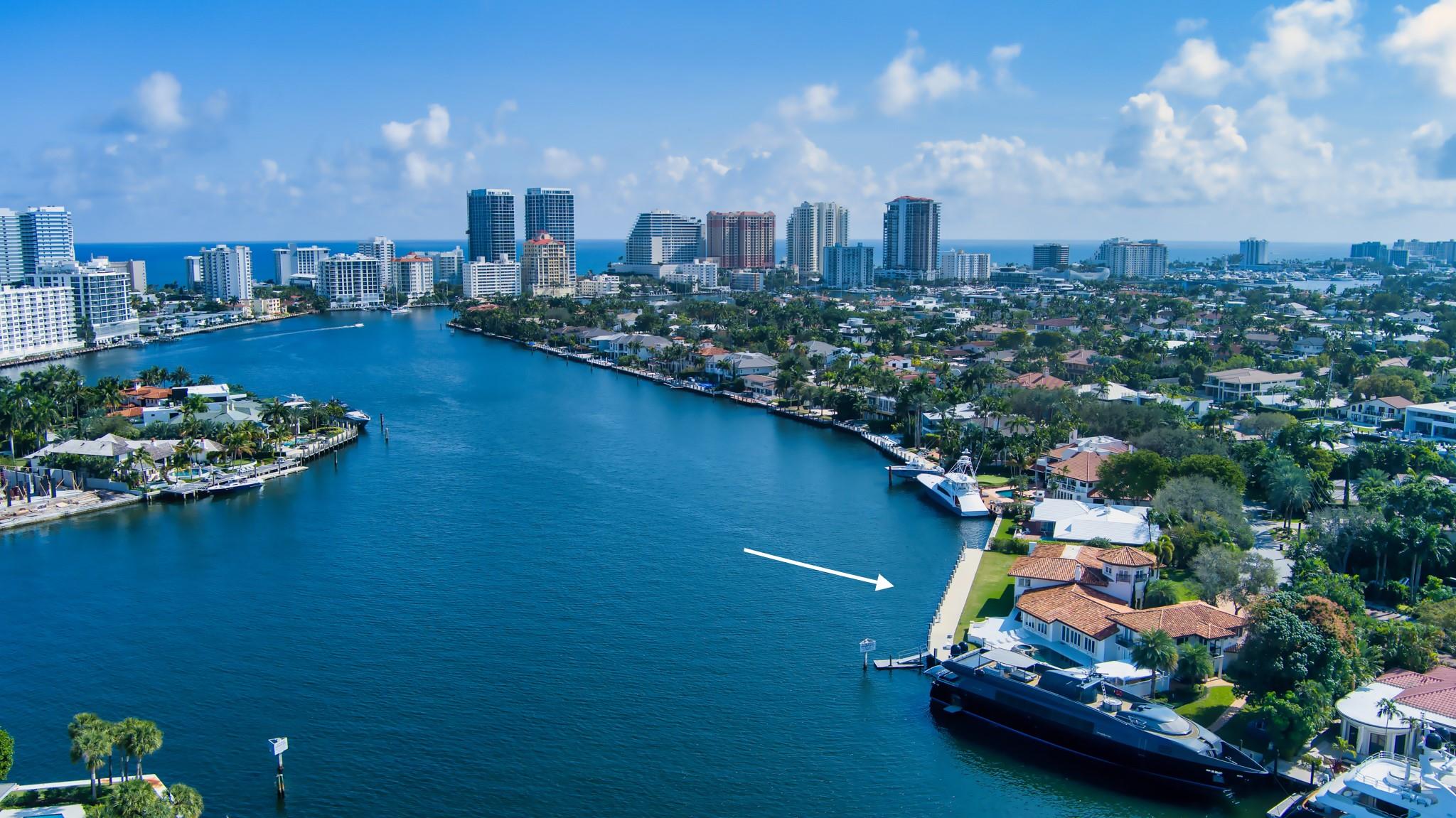 Perched on a prestigious point lot in the exclusive Seven Isles community, this waterfront sanctuary offers an unrivaled South Florida lifestyle. With 315 feet of deep-water frontage, a floating dock, and quick access to the Intracoastal, this property is a yachter’s paradise that easily accommodates two large yachts. Wake up to breathtaking sunrises, spend days paddleboarding or cruising the waterways, and unwind with panoramic views from nearly every room. Just minutes from Las Olas Boulevard, world-class dining, and pristine beaches, this estate is the perfect fusion of luxury and leisure—an invitation to embrace the ultimate waterfront experience.  Unparalleled waterfront living with a 142' North dock & 173' East dock, offering direct ocean access via Port Everglades. Endless views! DISCLAIMER: Information published or otherwise provided by the listing company and its representatives including but not limited to prices, measurements, square footages, lot sizes, calculations, statistics, and videos are deemed reliable but are not guaranteed and are subject to errors, omissions or changes without notice. All such information should be independently verified by any prospective purchaser or seller. Parties should perform their own due diligence to verify such information prior to a sale or listing. Listing company expressly disclaims any warranty or representation regarding such information. Prices published are either list price, sold price, and/or last asking price. The listing company participates in the Multiple Listing Service and IDX. The properties published as listed and sold are not necessarily exclusive to listing company and may be listed or have sold with other members of the Multiple Listing Service. Transactions where listing company represented both buyers and sellers are calculated as two sales. “No payments made until title passes” Some affiliations may not be applicable to certain geographic areas. If your property is currently listed with another broker, please disregard any solicitation for services. Information published or otherwise provided by seller, listing company or its representatives is deemed reliable but are not guaranteed and subject to errors, omissions, or changes without notice. Copyright 2025 by the listing company. All Rights Reserved.