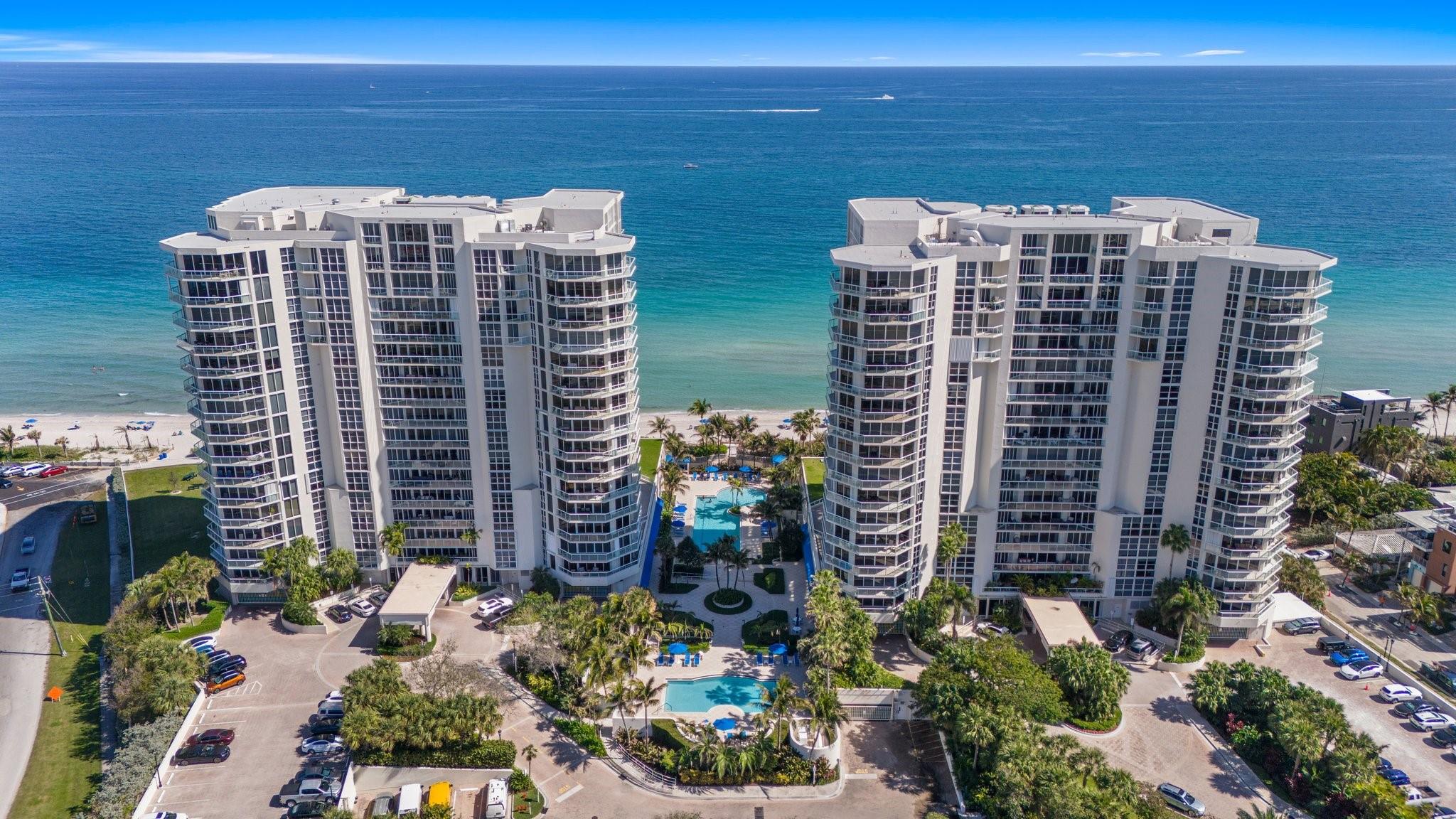 Amazing Views! Elegant & Convenient Private Elevator Directly Into This Luxury Corner Unit W/ Mesmerizing Unobstructed Views Of The Ocean, Coastline To Port Of Ft Lauderdale, Intracoastal & State Park Preserve. Enjoy The Panoramic Skyline, Sunsets & Sunrises From The Expansive Wrap Around Balcony! Featuring Floor To Ceiling Windows & Sliding Doors, Master Bedroom's Bathroom With Dual Vanities, Spa Tub, & Separate Shower. Two  Closets. 3rd Bedroom Is Smartly Used As Den/Office. Waterviews From Every Room! 2 Garage Parking Spots! State-Of-The-Art Amenities: 2 Pools, Spa, Fitness Centers, Tennis, Cafe, Beach Services, & 24 Hour Security. The Beauty Of This Residence Begins At The Gate Entrance With Acres Of Lush Landscaping! Pet Friendly With A Dog Park!