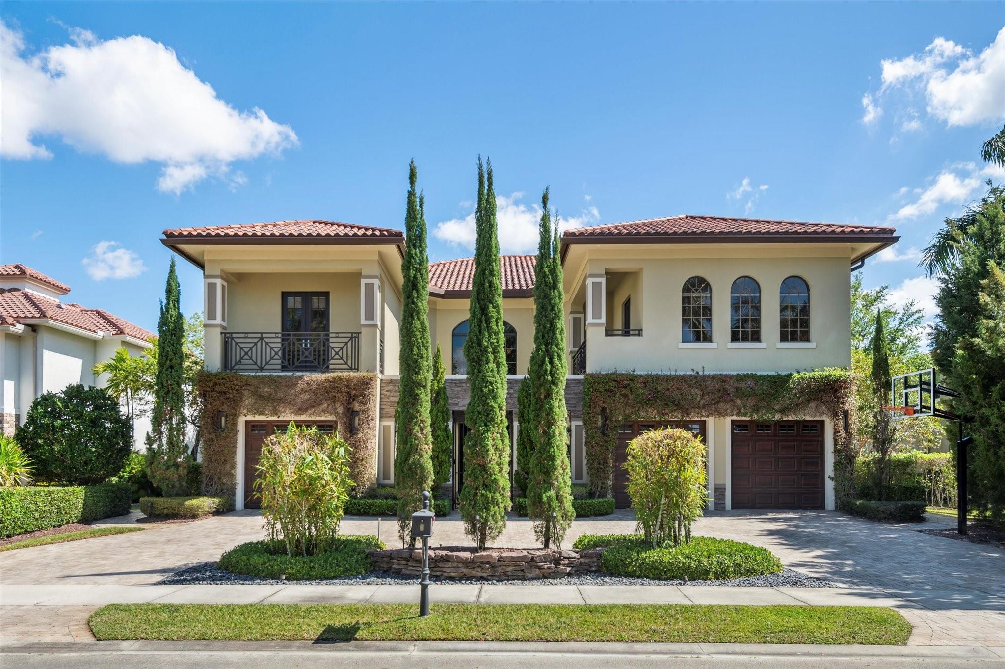 This exquisite, unique & modern 5 bedroom, 5 full & 3 half-bath luxury estate offers unparalleled elegance & thoughtful design. Crafted with the finest materials, this home features a media/playroom,custom closets, and a sophisticated library/home office with wood floors. The gourmet kitchen is a chef’s dream, complete with high-end Miele & Wolf gas appliances, custom pantry, wine cooler, and a built-in coffee maker.
Designed for both comfort & entertainment, this home includes a built-in bar and full home Crestron system. The outdoor living space features a resort-style beach-entry Pebble Tec pool with an outside cabana bath & a gazebo.
Primary Suite is a private retreat with large bathroom & walk in closets.
A rare opportunity for luxury living—schedule your private showing today!
