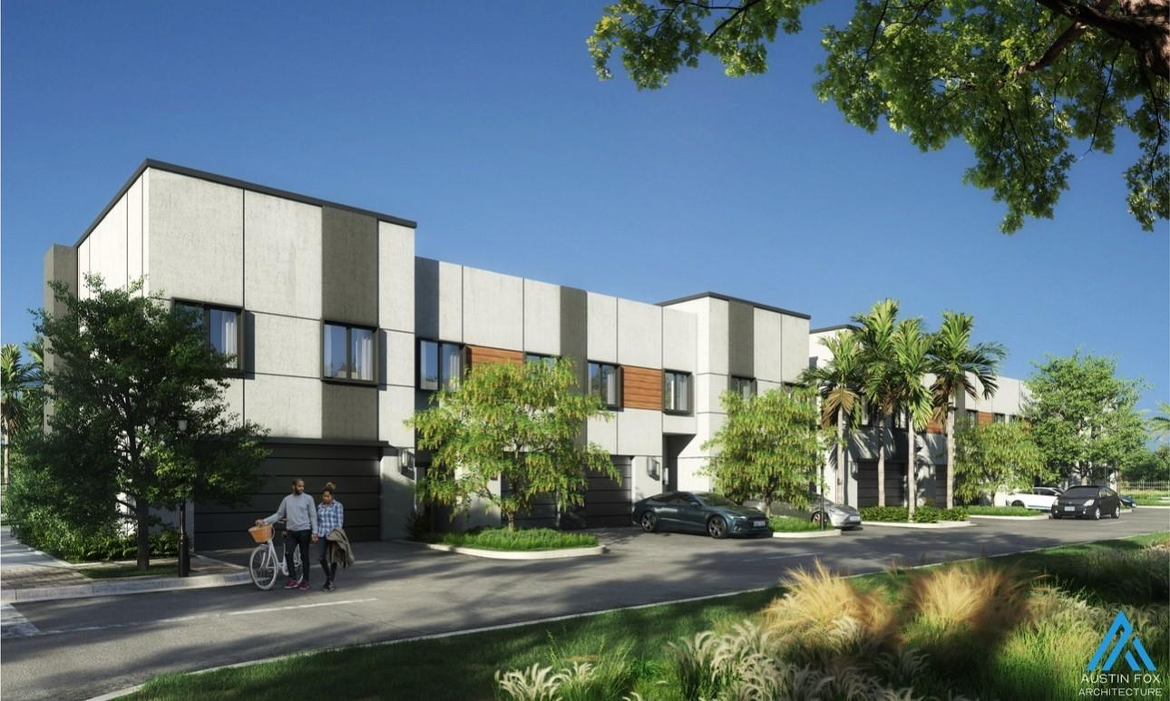 Introducing Solstice’s newest pre-construction townhomes, in Pompano Beach, where modern design meets coastal living. These beautifully crafted residences offer two spacious interior levels. This the middle unit featuring 1,544 sqft under air and a total of 1,847 sqft. Designed for comfort and style, each 2-bedroom, 2.5-bath home showcases contemporary finishes, including ceramic tile and wood-look vinyl flooring, soundproofed floors for added privacy, and a sleek quartz kitchen countertop with stainless steel appliances that are accented by Moen fixtures. The units are also wired for high-speed internet, making these homes offer the perfect blend of luxury and functionality. 

City of Pompano Beach is offering $25,000 towards purchase price for end user purchasers.