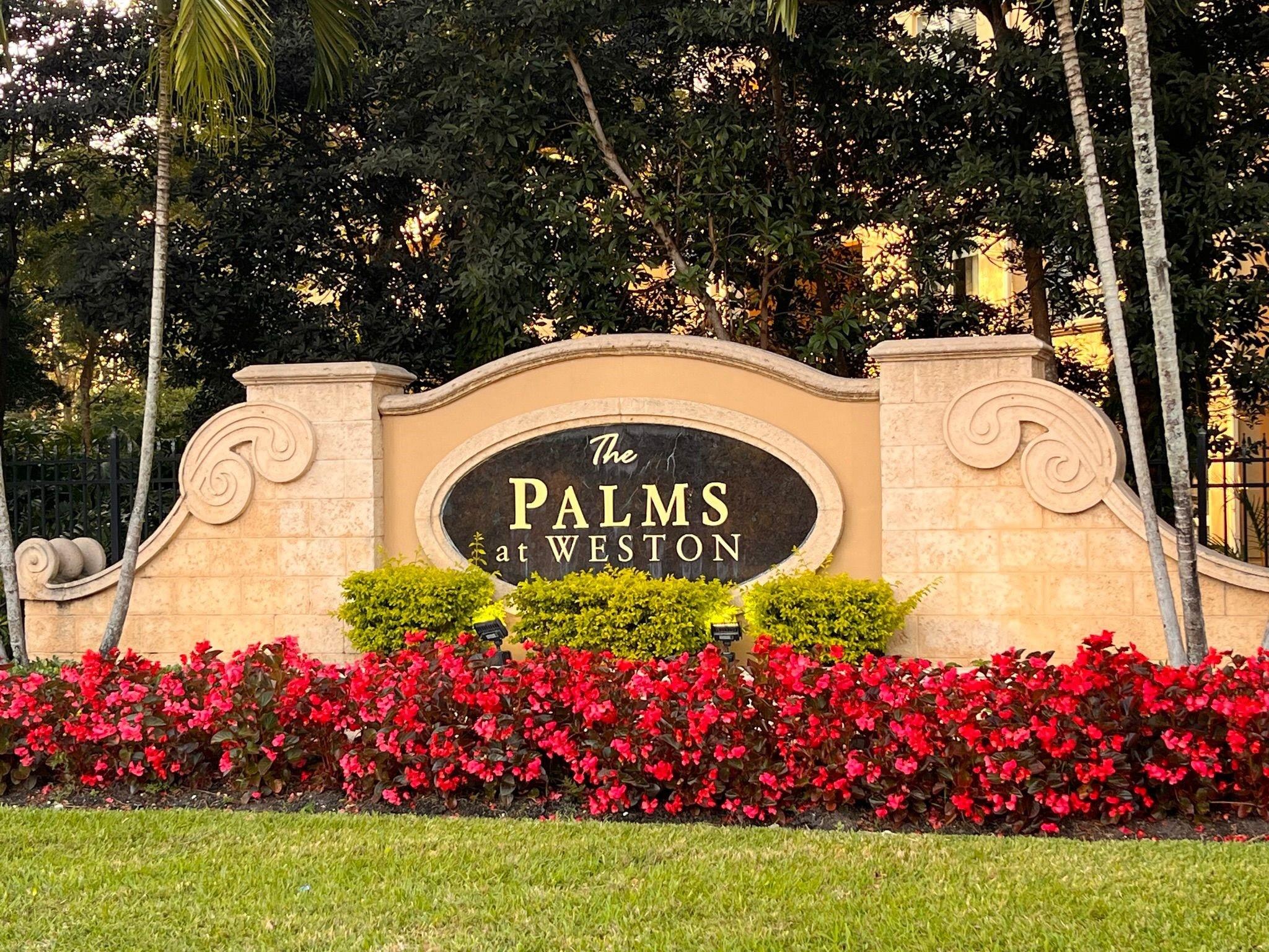 Elegant and spacious, fully furnished, two bedroom Condo at The Palms 55 plus Community in Weston. Situated
on the 1st floor for easy access to all amenities in a resort style condominium. Freshly painted with new luxury
vinyl floor. Both bedrooms are in suite with additional guest bathroom. Kitchen with Granite counter-tops,
stainless steel appliances and wood cabinets. Concierge, pool, restaurant, fitness center, library, game room,
business center and more. Walking distance to supermarket, banks, restaurants, and Emerald Estates Park.
Minutes to Cleveland Clinic Hospital and major highways. Rent includes Fitness Center, Cable & Internet, Water,
and $180 per quarter at restaurant.