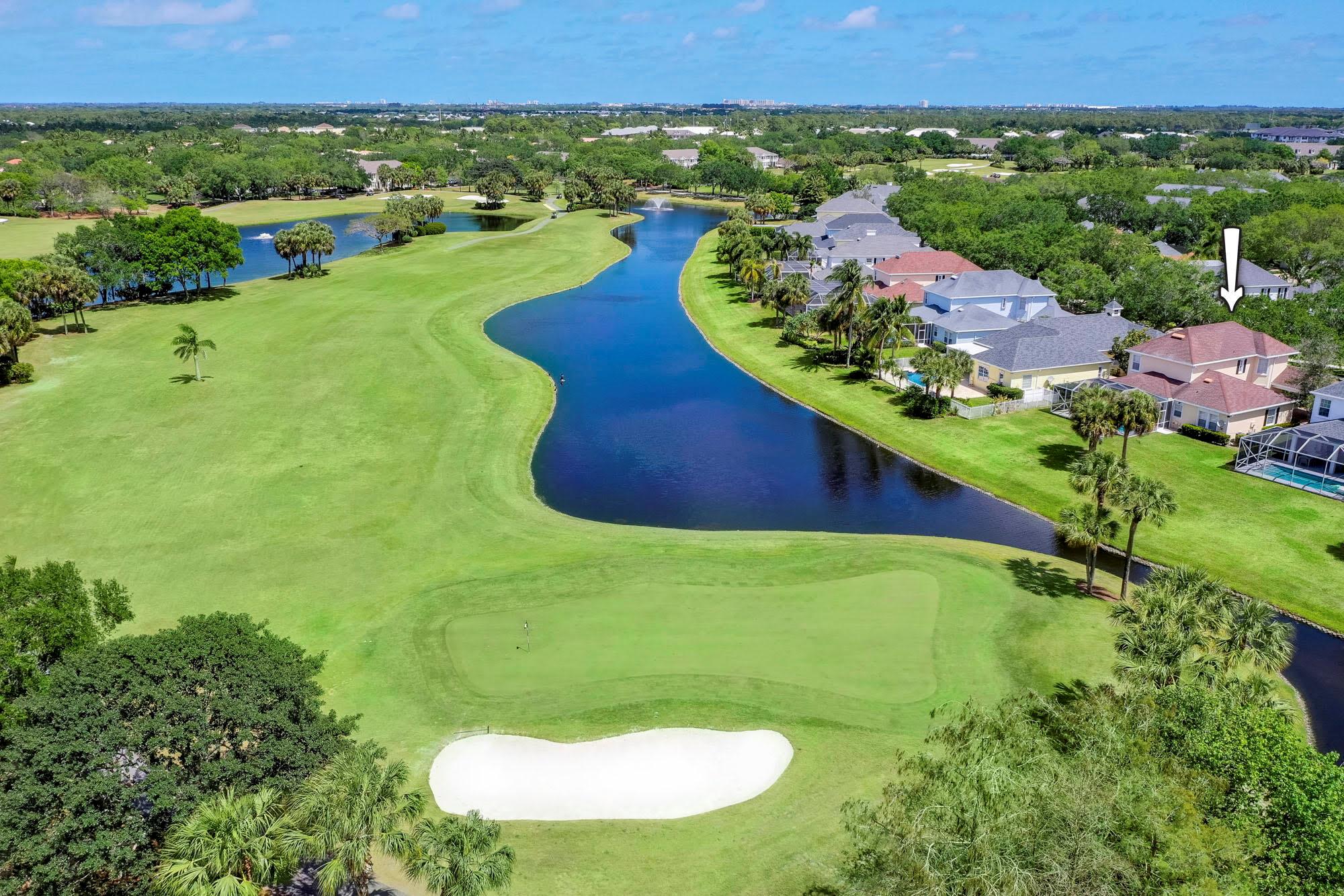 Stunning 4 bed, 3 bath home in the highly sought after neighborhood of the Island at Abacoa. Spanning 2,662 square feet with a screened-in pool and panoramic golf course views, this home leaves little to be desired. The home features a great floor plan with one bedroom down, a bright and spacious main living area, and three bedrooms upstairs. The primary bathroom has been beautifully updated with dual vanities, soaking tub, separate shower, and gorgeous porcelain tile floors that also run up the walls. With a prime central Jupiter location, enjoy easy access to numerous shops and restaurants, the beach, and everything else Jupiter has to offer.