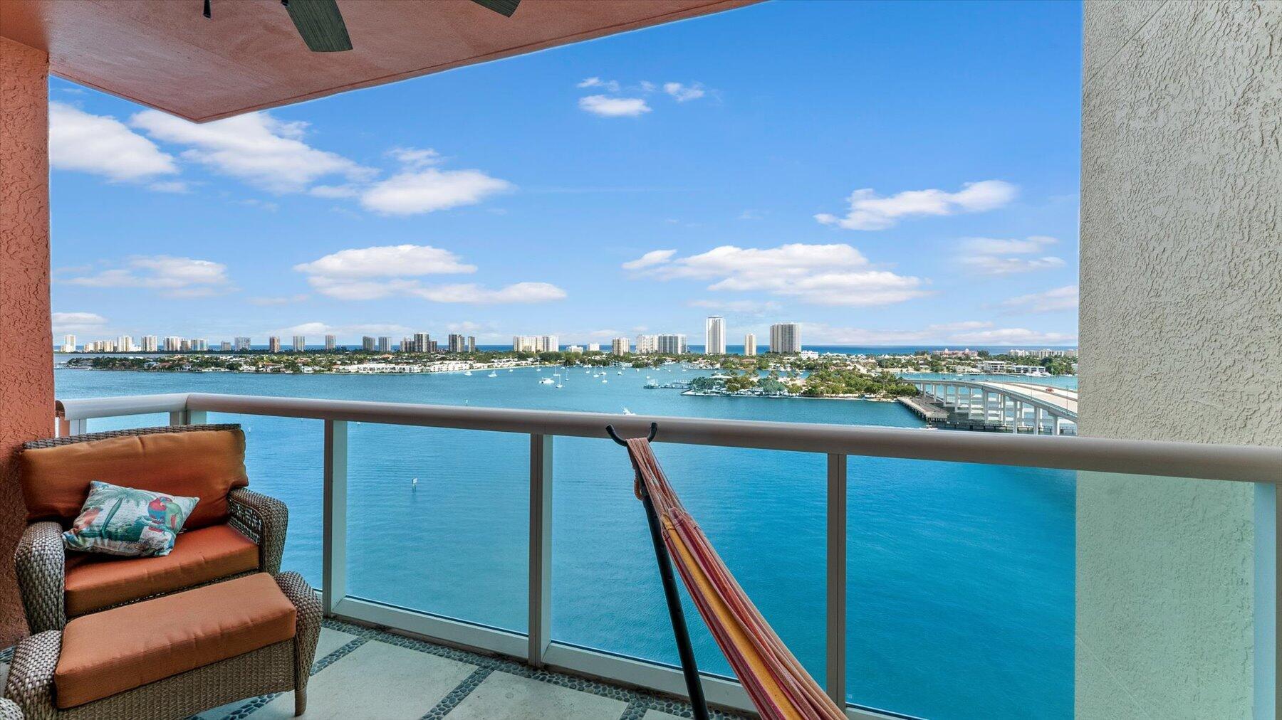 Picture a vacation in this fabulous fully equipped 2 Bed, 2 Bath Marina Grande Condo in Riviera Beach.   Experience breath-taking direct ocean & intracoastal views & amenities comparable to the best luxury resorts, including Swimming Pool,/Spa, Tennis, Garage Parking, Valet Service and more.  You'll enjoy wonderfully short distances to some of the greatest beaches in Florida, including Singer Island which is just across the Blue Heron Bridge; rated as one of the country's top beach dive sites. The Palm Beaches are also known for great golfing, boating, fishing, museums, restaurants &, performing arts. Located conveniently to  Palm Beach International Airport & all major transportation, including the new Bright-Line High Speed Rail with direct Service to Orlando. Min Stay 30 days.