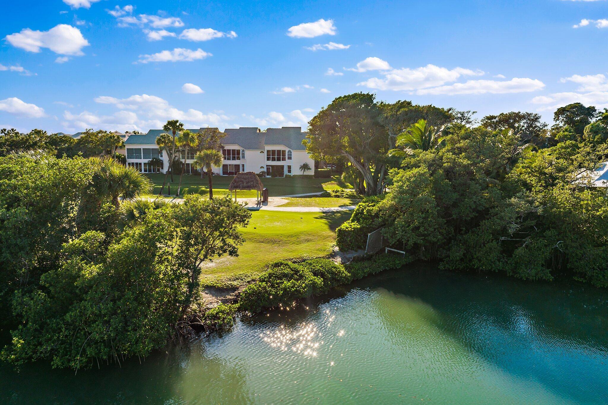 Available Oct 18 to Dec 27 with 2 month minimum.  There is no better! This loft unit has a 1 car garage, 2 bedrooms and an office loft with pull-out sofa in Walk to the beach and even the Jupiter Inlet from this newly updated & awesome townhouse in gated community with pool and Par 3 golf course. This unit has a view of The Estuary waterway from large screened balcony and Master bedroom +view of the golf course for complete serenity. This one is Special!