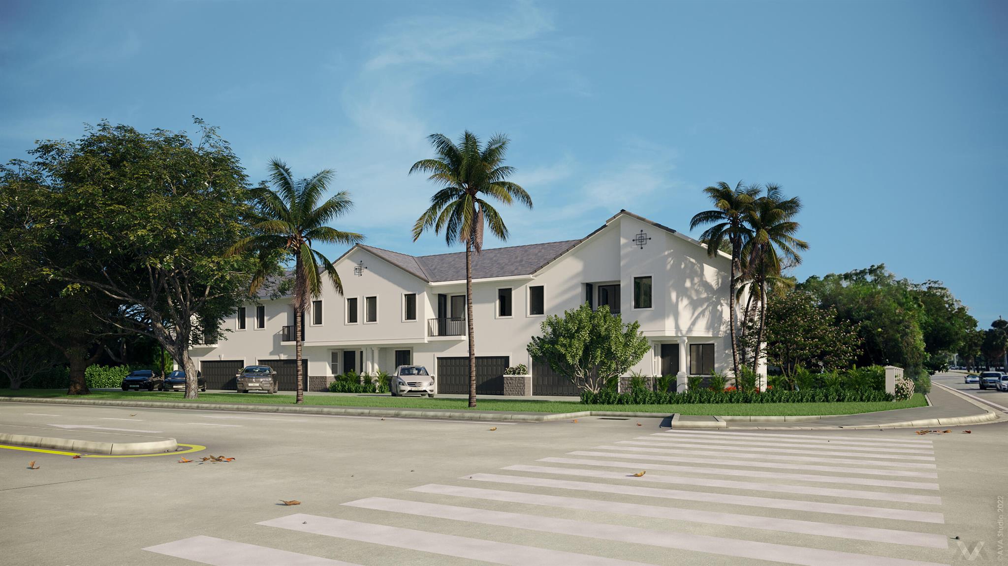 New Townhomes just broke ground! This contemporary 2-story townhouse is located in Palm Aire and has 4 bedrooms and 3 full bathrooms. This modern home comes with a loft, porch, balcony, 2-car garage, and community pool. The split bedroom floor plan features high 9'-0'' to 9'-4'' ceilings and porcelain tile floors throughout. Equipped with state of the stainless steel appliances, ring pro door bell, washer/dryer hookup, and much much more. This is a must see! Owner will accept 5% to go into contract!