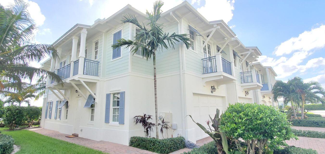 Just steps from the ocean and Juno Beach Pier, this modern Key West style townhome built in 2017 boasts high ceilings, 3 bedrooms, 2.5 baths, 2 car garage, metal roof, impact windows and doors, plantation shutters, designer upgrades and much more. The developer installed special soundproofing material within the walls to provide the comfort of a single family home. Ideally positioned within this charming community of Ocean Breeze with a total of only 24 homes and community pool - enjoy the lifestyle that only Juno Beach & Jupiter can offer!