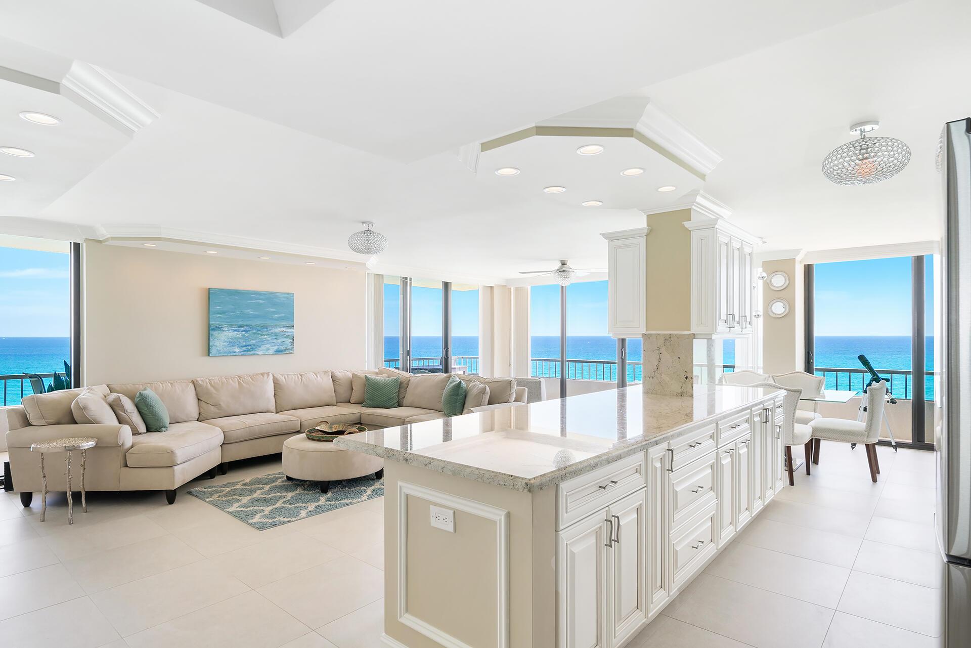 A rare opportunity to own a unit that doesn't come up often for sale in Tower 1 at Water Glades. This high floor renovated condo has panoramic views of the ocean and the intracoastal. Come and see this gem which gives you a feel of being on a cruise and beach lifestyle that can only be offered in South Florida.