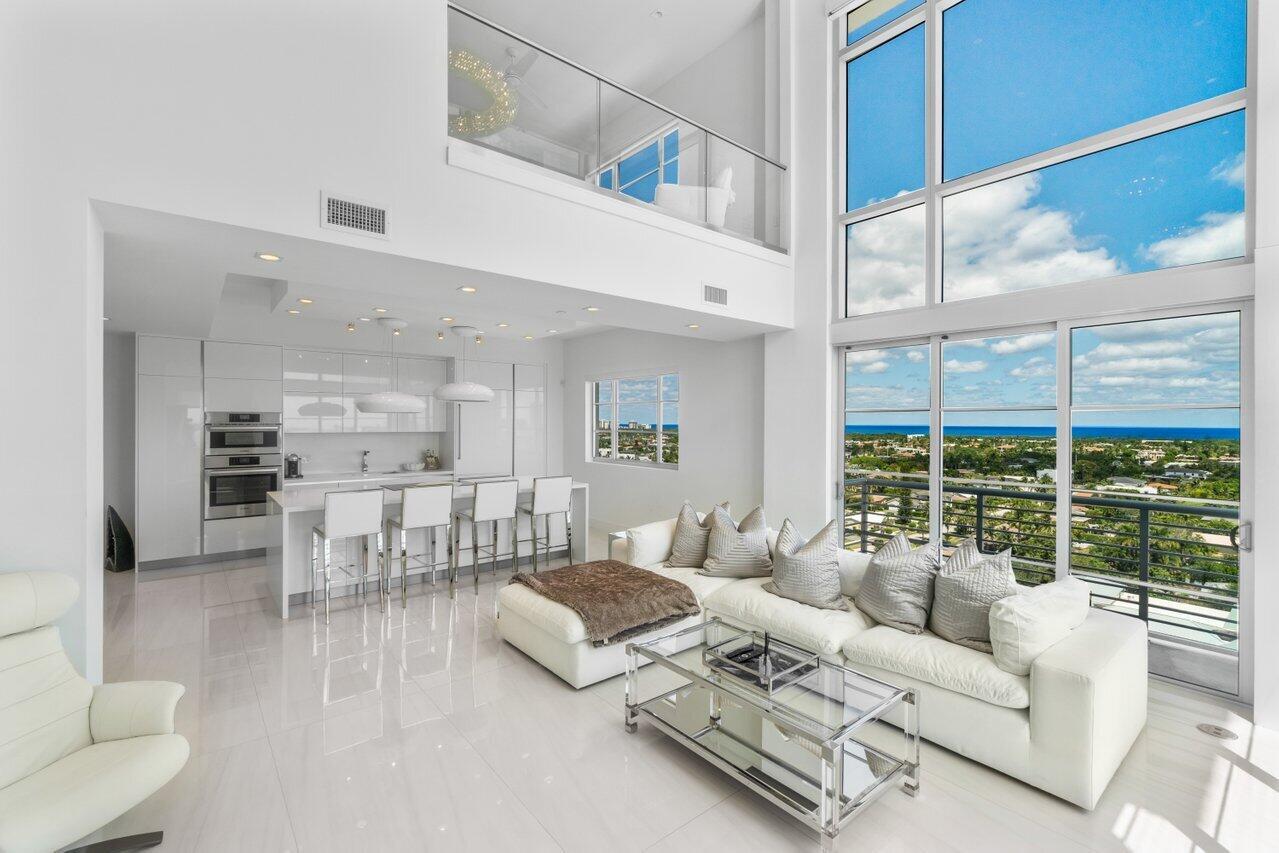 Gorgeous contemporary Penthouse with incredible Ocean Views. This Top Floor new construction 3-Bedroom, 3.5 Bathroom Rental in Tower 155 is available fully furnished for immediate occupancy! This stunning residence boasts a clean, modern feel, with top-of-the-line features such as Italian porcelain tile floors, 10-foot ceilings, Chef's kitchen with handmade Italian cabinetry, Quartz counters, Sub-Zero fridge and freezer, double wall ovens, wine refrigerator, and center island. The expansive master suite boasts a large walk-in closet, and a glamorous ensuite bath featuring dual sinks and high-end fixtures Tower 155 is one of Boca Raton's premier luxury condo buildings in the heart of east Boca with shopping, dining, boating, golf, and the beach mere moments away. The building features a 24-hour concierge.