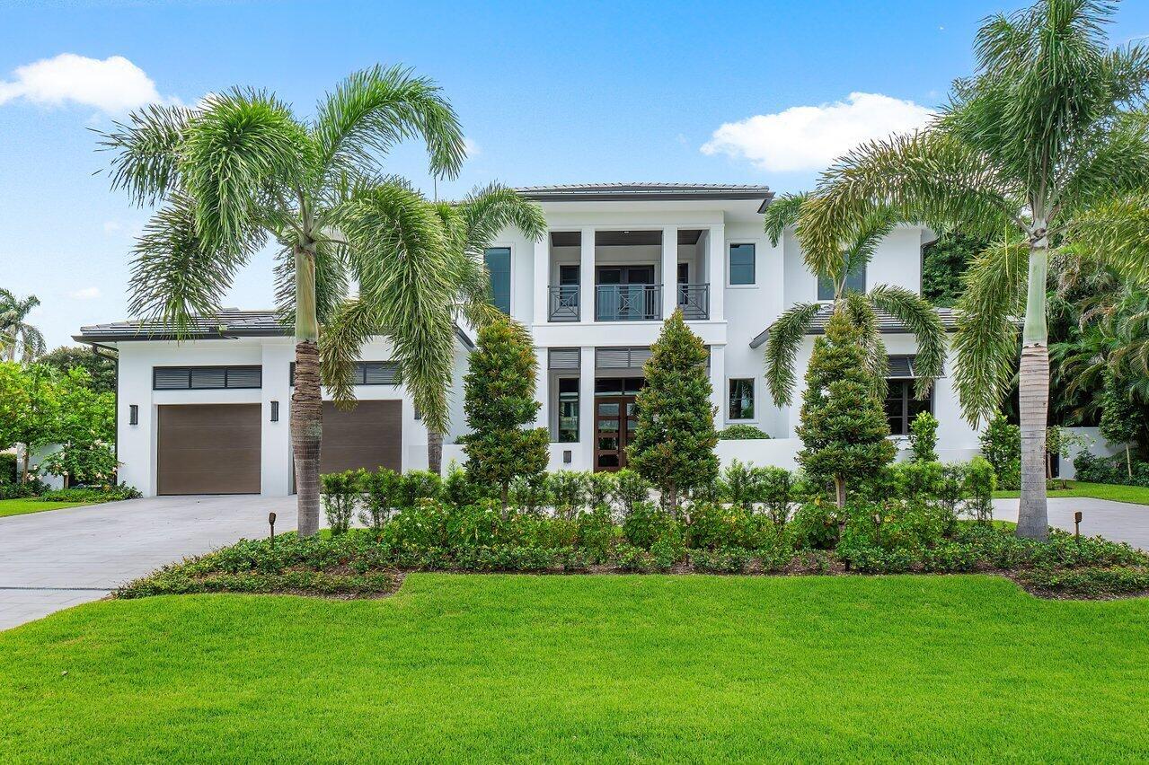 Located on the barrier island steps from Atlantic Avenue, 415 Andrews Avenue, Delray Beach, FL 33483 is a stunning, coastal-modern estate home on a 15,000 SF lot, crafted by renowned Stamm Development Group and completed in 2024. This home includes a first floor primary suite, five-bedrooms, five full bathrooms and two half-bathrooms.  With 6,016 square feet of air-conditioned space and 8,503 total square feet under roof, this extraordinary beach estate has been designed and thoughtfully finished to provide the highest quality luxury living available in this coveted Delray Beach community by the ocean. 
Located on the coveted barrier island between George Bush Blvd and Atlantic Avenue, 415 Andrews Avenue, Delray Beach, FL 33483 is a stunning modern coastal estate crafted by the renowned Stamm Development Group.  Completed in 2024, this First-floor Primary plan offers five-bedrooms, five full bathrooms and two half-bathrooms.  With 6,016 square feet of air-conditioned space and 8,503 total square feet under roof, this extraordinary beach estate has been designed and finished to provide the highest quality luxury living available in Delray Beach. 
 
415 Andrews has been professionally designed and decorated, and is being offered fully furnished for immediate occupancy. Step inside and be captivated by the home's open floor plan, highlighted by a foyer and views directly to the outdoor pool and living area in the rear yard of the home. Abundant natural light bathes the spacious ground floor, where the gourmet kitchen seamlessly flows into the great room and dining area. The kitchen features high-end SubZero Wolf appliances, a large island with bar seating, and a butler's kitchen/pantry for convenient storage. Additionally, a private office with a stunning custom built-in on the ground floor offers a dedicated workspace for remote work or study.
 
Floor-to-ceiling glass doors blur the lines between indoors and outdoors, leading to a private backyard oasis. Relax underneath of over 800 SF of covered loggia area with an outdoor fireplace and living area, prepare meals in the summer kitchen, or take a dip in the sleek pool/spa. The home also includes a cabana bath and outdoor showerhead for added convenience.  
 
The first-floor primary suite is a tranquil retreat, offering two custom walk-in closets and a spa-inspired bathroom with dual vanities, a soaking tub, a walk-in shower, and a water closet.
Upstairs, a central club room area leads to dual balconies overlooking both the front gardens and rear yard, a secondary lounge area with wet bar, three ensuite guest bedrooms, a gym/flex room, laundry room, and a powder room.
 
Additional features of this exceptional property include high-end engineered hardwood flooring, elevator, a natural gas system, smart home features, and an attached two-and-a-half-car garage with built-in storage system. Ibis House offers the perfect blend of modern design, luxurious amenities, and a prime Delray Beach location.