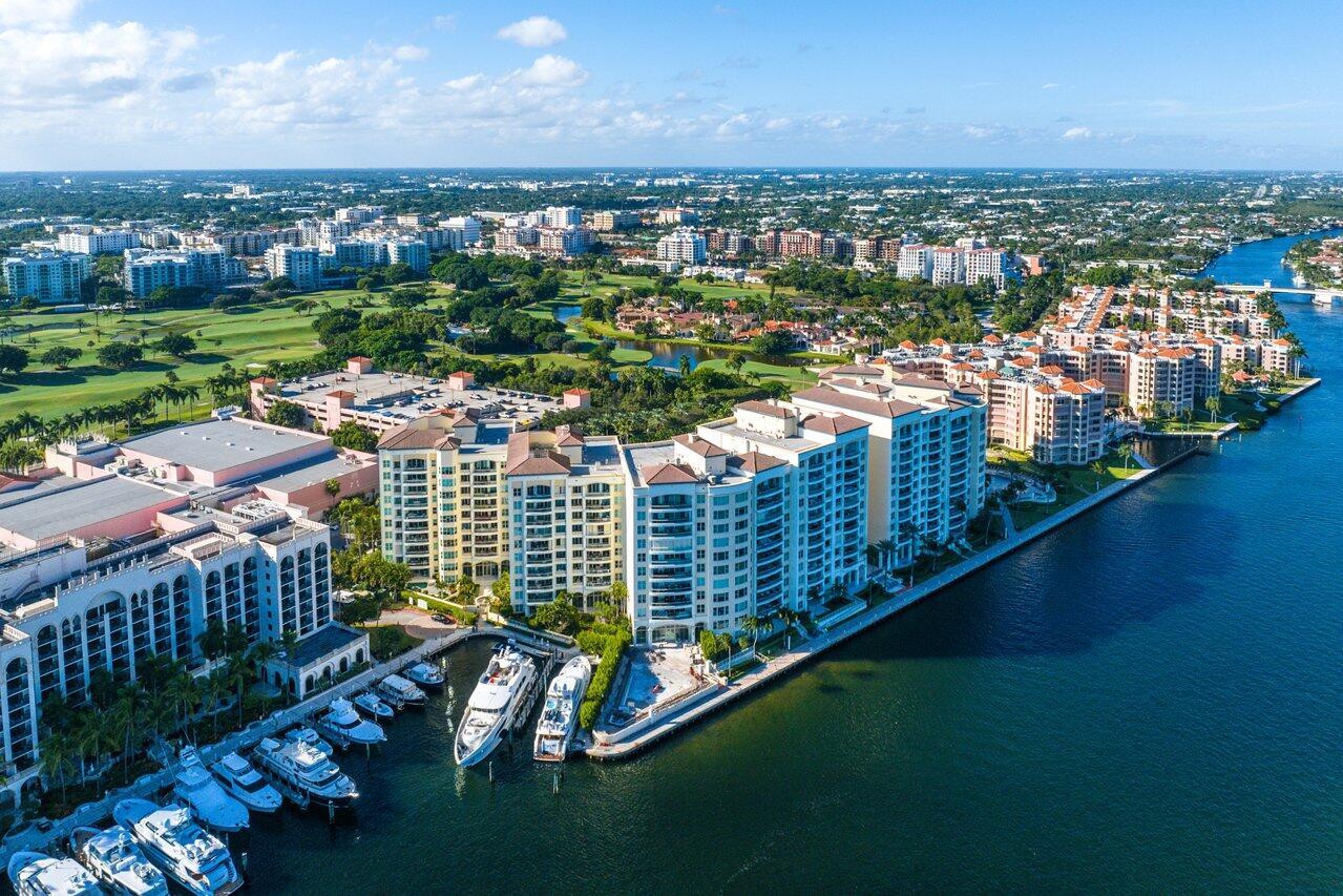 An exceptional opportunity to design your ideal home in one of Boca Raton's most prestigious buildings. Located within the gated grounds of The Boca Raton, Mizner Grand offers a lifestyle of luxury and exclusivity. This 6th-floor residence showcases stunning southeast views of the Intracoastal Waterway, with an elevator that opens directly into your private foyer. Featuring soaring ceilings and expansive living spaces, the unit includes two large terraces--one east-facing for water views, and one west-facing for cityscapes. The waterfront primary suite is a true retreat, complemented by two additional guest rooms, each with its own ensuite bath.