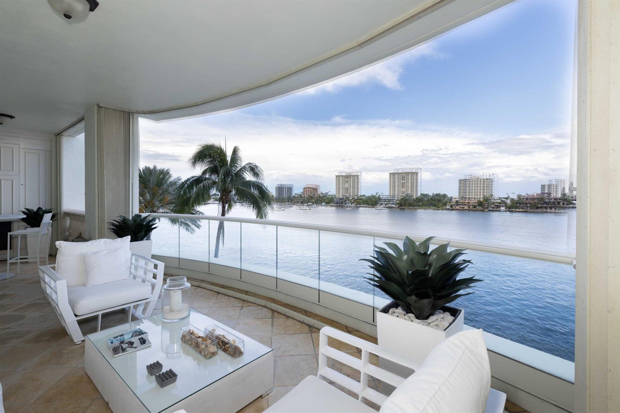 Step into a world of comfort and elegance with this stunning apartment in beautiful Boca Raton, Florida. This exquisite residence offers the perfect blend of luxurious lifestyle and breathtaking views of the intracoastal Lake Boca. Spanning an impressive 4,168 square feet, this spacious apartment features three generously-sized bedrooms and pristine bathrooms, providing ample space for relaxation and entertaining. The interiors are tastefully equipped with modern appliances, catering to even the most discerning owner's needs. Enjoy the plush comfort of new carpet in the primary bedroom. The true highlight of this home is the panoramic view of the intracoastal. Start your mornings with captivating sunrises and unwind in the peaceful ambiance of the water's edge.CLICK MORE>> Floor-to-ceiling windows flood the living areas with natural light, creating a serene and inviting atmosphere.

Don't miss the opportunity to experience luxurious living at its finest. Schedule a showing today and make this remarkable residence your new home!