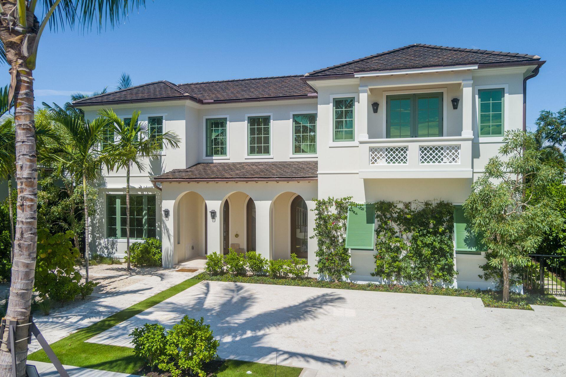 Situated on an oversized 13,500 sq. foot lot with a private back alley entrance to the properties three car garage, rests the stunning new construction home featuring 7 bedrooms, 8 full bathrooms and two 1/2 bathrooms. Architecture by Dailey Janssen, designed by Hive Palm Beach and built by the Curry Group, this luxurious designer made home is turnkey. Hosting the best of the best, the kitchen incorporates a 48'' Wolf 8-burner gas range, a Bosch dishwasher, a Subzero fridge/freezer, and fixtures by Waterworks. Adjacent to the magnificent kitchen and great room is a thoughtful butler's pantry with quartzite countertops, Moroccan tile backsplash, an additional Bosch dishwasher and Subzero fridge & freezer drawers. This home incorporates two staircases each leading you to 2 guest bedrooms