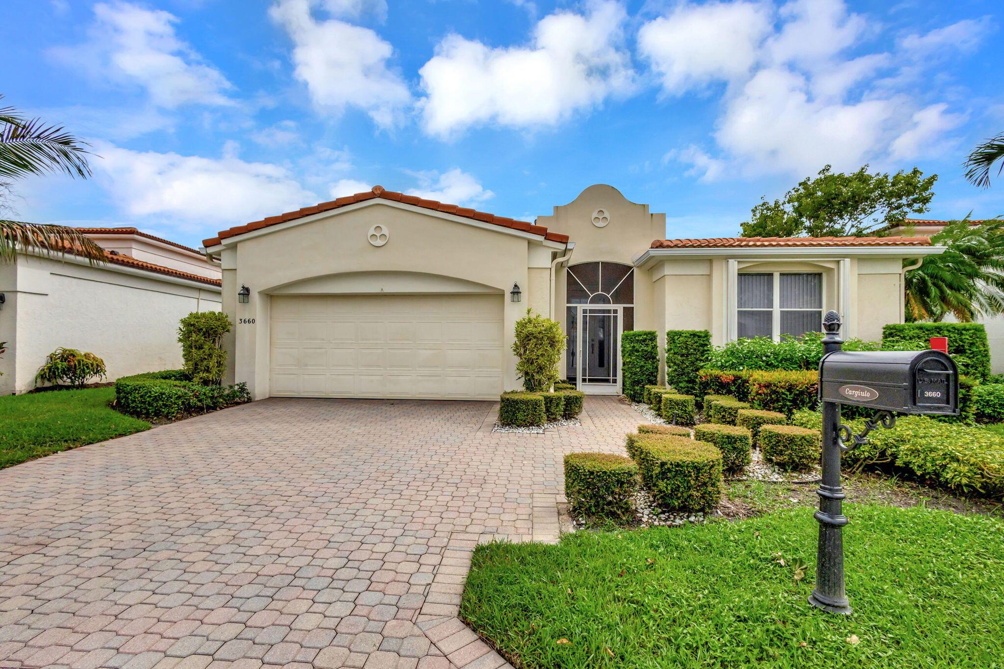 This impeccably maintained three-bedroom, three-and-a-half-bath home is situated in one of the most desirable neighborhoods of Jonathan's Landing, affectionately known as JL. As you enter through the grand front doors, you'll be greeted by a spacious living room offering stunning views of the enclosed lanai and the lush garden beyond. The lanai, a perfect sanctuary for relaxation or entertaining, showcases an incredible garden view that provides a sense of privacy and tranquility. The kitchen boasts granite countertops, upgraded cabinets, and newer appliances, flowing seamlessly into a large family room for effortless gatherings.Enjoy the country club lifestyle in Jonathan's Landing, featuring three championship golf courses, a full-service marina, a health club and spa, (see more) playgrounds, and picturesque walking and biking paths. Socializing is easy with two fine clubhouses offering dining and entertainment. Conveniently located just one mile from Jupiter's dog-friendly beaches and a variety of outstanding restaurants and clubs, this home truly embodies paradise living in the heart of JL.