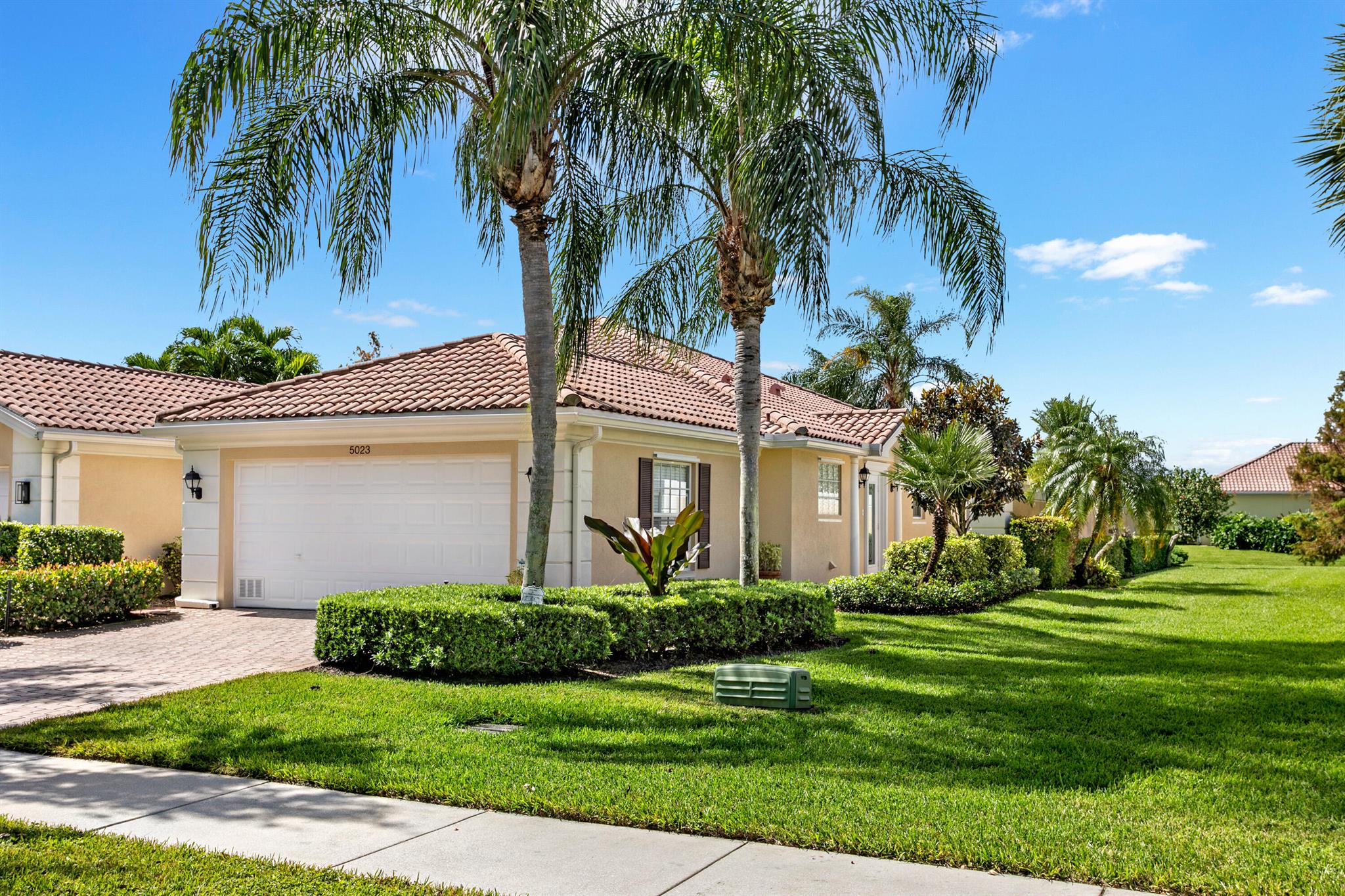 Nestled in the highly sought-after Magnolia Bay neighborhood, this beautifully updated 2-bedroom home offers a rare find with en-suite bathrooms for each bedroom and a versatile den/office space featuring elegant French doors. Enjoy stunning water views that create a serene backdrop for your daily life. The home boasts newer appliances and an expanded kitchen, perfect for cooking and entertaining. A spacious laundry room, walk-in closets and two-car garage add to the convenience. Benefit from low HOA fees in this gated community, which includes cable and internet, as well as fantastic amenities such as tennis courts, a pool, a playground and a gym. These homes are expertly crafted by Divosta, ensuring quality and comfort throughout. Don't miss your chance to make this gem your own.