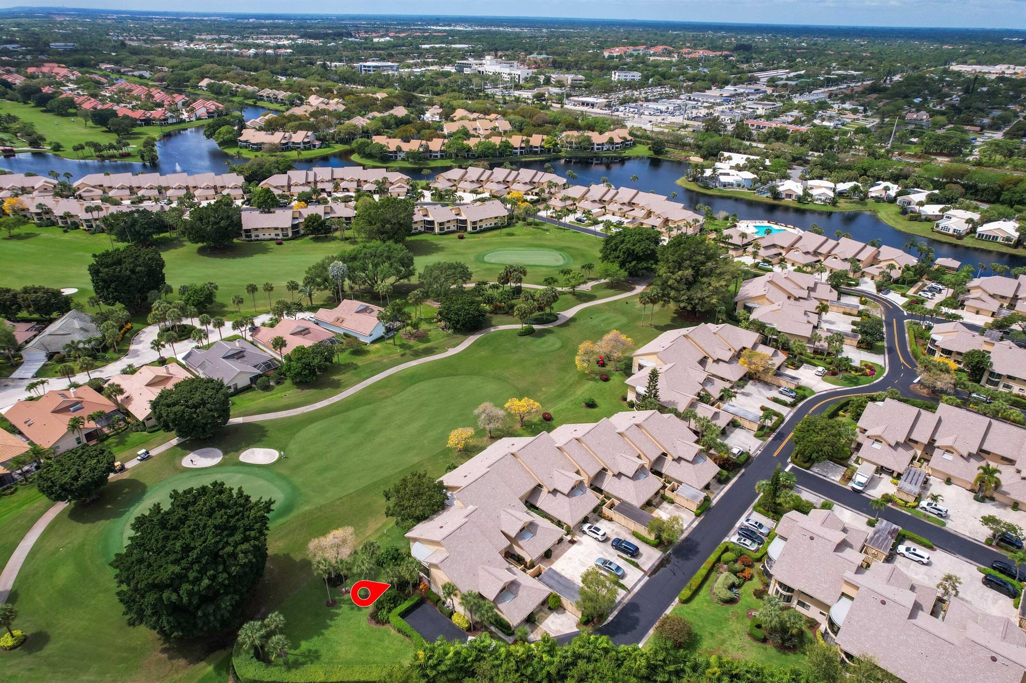 Enjoy serene, private living in this remodeled end-unit on the 11th fairway. Updated in 2022 with a new AC and air filtration system, it's available furnished. Recently painted with no popcorn ceilings, the unit features new fixtures, ceiling fans, and engineered wood and tile flooring. The open floor plan connects the kitchen to the living area, with updated bath countertops for a fresh look. Relax on the secluded lanai, with nearby guest parking and golf shed storage. Walk to the beach, shopping, and entertainment. Quarterly fees include: Jonathan's Landing POA $1,076, Hotwire cable/internet $243, Waterbend $3,383.