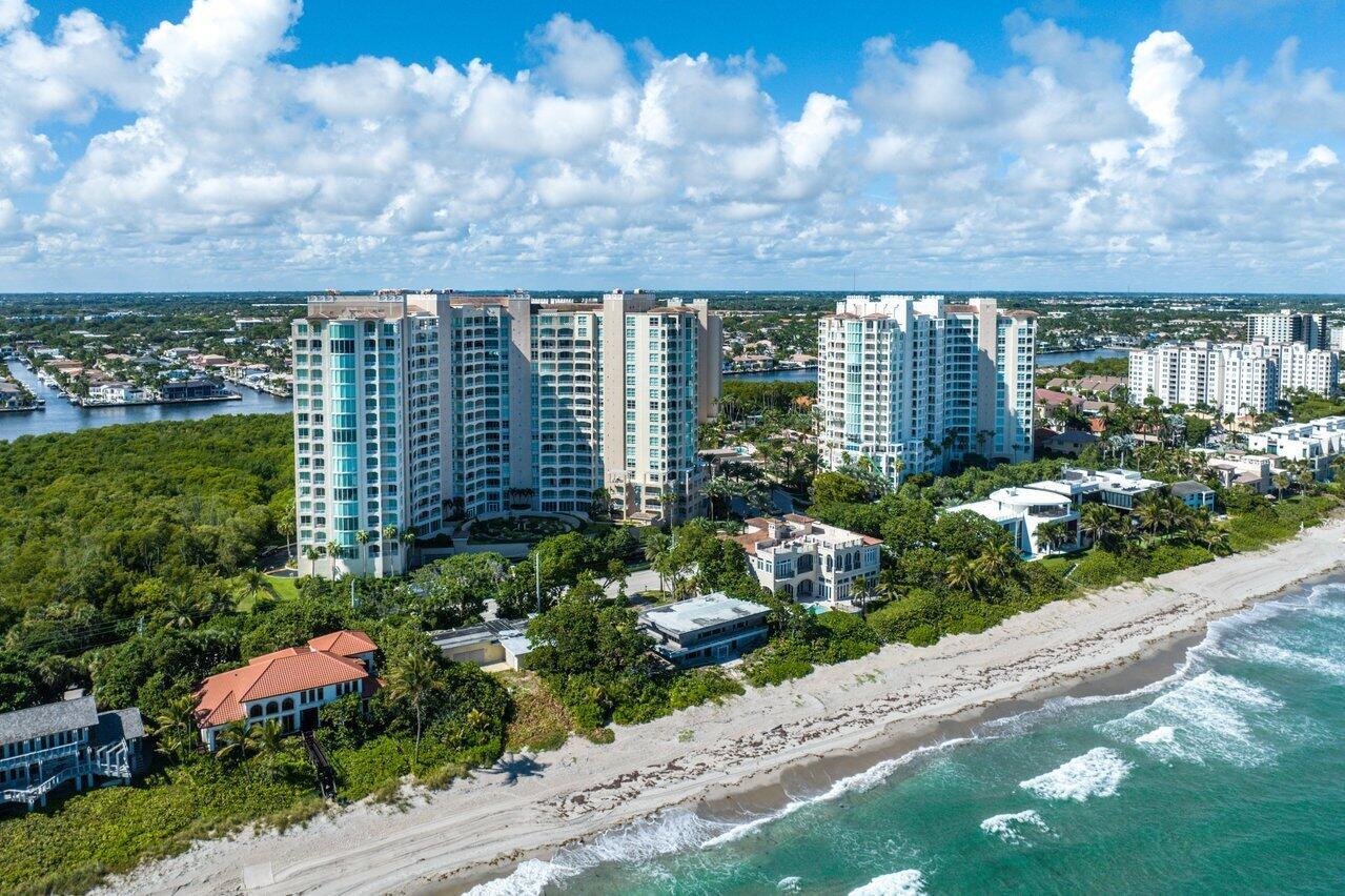 Price Reduced AGAIN! A MEGA VALUE at $513 per sq. ft.! ESCAPE THE FREEZING COLD! BUY A SECOND HOME, A LUXURY CONDO BY THE BEACH NEAR BOCA RATON & DELRAY! RESORT STYLE OCEANFRONT COMMUNITY! 2 bedrooms + den that can easily be converted to a 3rd. bedroom! The owner will give a credit to the buyer at closing for the optional conversion of the den into a 3rd bedroom. Quote available upon request. 2,339 sq. ft. of living area. Upgraded palace! New modern entrance doors, beautiful light fixtures, and Travertine floors. Contemporary design kitchen with breakfast area, Poggenpohl cabinets, gorgeous blue Sodalite waterfall countertop with glass tile backsplash. Top of the line Thermador induction stove, Kitchen Aid microwave & oven, Bosch dishwasher, and stainless steel kitchen faucet & sink. More About this condo:
- Inside condo photos and 3D Matterport will be available later this week.
- PREMIUM Parking space: #476. 
- Storage Unit: #83.
- Association fees for this condo:
Toscana North Condo 2024 quarterly fees: $6,019.39 (The BOD is currently working on the 2025 budget). Toscana HOA 2025 quarterly fees: $2,321.54. Combined, the amount of both associations comes out to about: $2,780.31 per month. 

About Toscana North Upgrades &amp; Features:
- Recent concrete restoration &amp; paint of entire building.
- Patios re-caulked.
- Newer cooling towers.
- New state of the art elevators currently being installed.
- Private coded elevator access to each apartment, 
- Water leak detection system being installed in every condo.
- State of the art fitness center, steam room &amp; sauna.
- Luxurious modern lobby with a very popular Coffee Caf+¬ and a game room! The perfect places to gather and mingle with your neighbors! 
- Remodeled media room &amp; card rooms. 
- Library and business center.
- 24/7 concierge
- Valet parking 
- Air conditioned storage &amp; bicycle storage
- On-site maintenance &amp; management. 
- Toscana North is also VERY social! They have weekly canasta &amp; Mah-Jongg games, happy hours, brunches, parties, a book club, knitting group, outings to museums and restaurants, and more! 
- Toscana North is the building closest to the Toscana Beach Club, a HUGE plus! 
- Toscana North has NO upcoming approved assessments. However, the BOD has mentioned the possibility of assessments in 2025 due to the new Florida condo laws and the state of the insurance market. It appears as though the building will be required to replace the roof within the next year or so. The BOD expects we will need to assess owners in the range of $15,000 to $20,000 per unit in 2025. Please, reach out to the property Manager for additional information. The buyer of this property will be responsible to pay for any assessments approved. 
- Structural Milestone Inspection report, rules and regulations, financials, floor plan, seller's property disclosure, and more information attached to DOCUMENTS in the MLS. 

About Toscana:
- Toscana is a three building full service luxury oceanfront community located just south of Delray Beach and North of Boca Raton, on the west side of A1A between the Intracoastal &amp; the Atlantic Ocean. 
- Toscana has 3 towers + the beach club.
- Each Toscana Tower has 2 electric car charging stations! 
- Pets of all sizes are welcome, but tenants cannot have pets.  
- Toscana condos can be rented right after they are bought, twice a year for 90 days minimum each time. This makes this building VERY desirable for potential buyers comparing communities since most wealthy buyers are looking for a solid investment to diversify their portfolio. Even if their initial intensions are not to rent their unit right away or ever, it is good to know that the possibility is there, if need be. Savvy home buyers and investors love this flexibility. 
- Toscana residents are required to have a parking space for each car they own or lease. If you need an additional parking space, the concierge might be able to give you more information about the availability of additional parking spaces. 
- Private beach club and beach for residents to enjoy year round. The elegant &amp; MODERN Toscana Beach Club has a social room with ocean views, lockers, a kitchen, showers, and a BBQ area overlooking the Atlantic ocean. The Toscana private beach has lounge beach chairs with canopies, and Toscana attendants that provide residents and their guests with towels and water. 
- 24-hour manned gated community.
- Toscana Towers has 2 clay tennis courts, a bocce ball court, and a shuffleboard court.  
- 3 heated pools and 2 hot tubs with attendant and cabana baths. 
- Multiple grilling areas around the community.
- On-site maintenance &amp; management. 

About Highland Beach:
- Highland Beach is just 5 minutes away from famed Atlantic Ave. in Delray Beach, and Boca Raton's Downtown. The coastal town of Deerfield Beach is located just 10 minutes away, and the exclusive city of Palm Beach is just about 20 minutes away. There are lots of things to do and attractions nearby.  
- Highland Beach is 30 minutes away from 2 major airports and 5 minutes away from the Boca Raton Airport which makes this location even more desirable.
- Highland Beach is one of the most exclusive coastal towns in the US. 
- It's always beach season in Highland Beach! Reading a book on the beach, having happy hour on the sand with your loved ones and friends, walks by the beach, fishing, and shell collecting, are all part of the Highland Beach lifestyle. Toscana residents also enjoy walking on the beach to the nearby restaurant, Latitudes, located in the Delray Sands Resort. 
- Highland Beach is ALL PRIVATE BEACH. There is no public access to the beach, which means, a less crowded beach compared to the very touristy public beaches in Boca Raton and Delray Beach.
- Although there are many things to do nearby in the cities surrounding Highland Beach, when you live in Highland Beach, the town is VERY quiet. It is nice to know that you can go for dinner to a trendy nearby restaurant in a busy street such as Atlantic Avenue, where you can walk that street to see the nightlife, cute stores, and bars, but then, when you get home, you can enjoy the peace and serenity that Highland Beach offers.