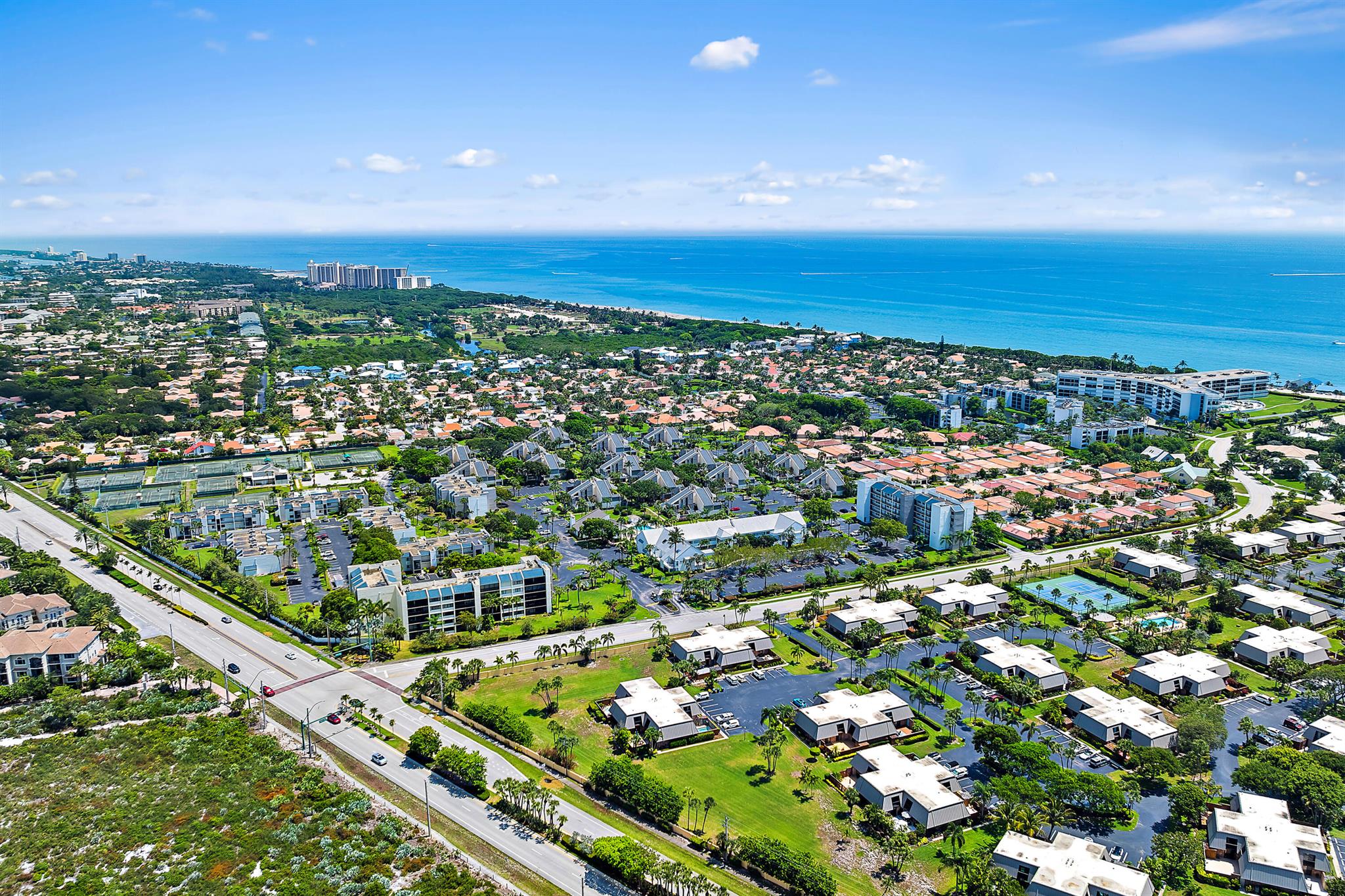 Welcome to your slice of paradise in Jupiter, Florida! This charming 1Br 1.5Bth 1st Floor condo is your ticket to a sun-soaked lifestyle. Imagine waking up and taking a leisurely stroll to Jupiter Beach, where pristine white sands and the Atlantic Ocean await.This cozy retreat is nestled in a community that's all about relaxation and fun. Dive into one of the two sparkling swimming pools or perfect your backhand at the private Tennis Club. Comes fully furnished, so you can start living your best Florida life right away. No need to lug furniture across state lines - just bring your flip-flops and sunscreen! Whether you're looking for a winter escape or year-round home, this condo delivers. And if you're feeling entrepreneurial..great opportunity to earn some extra cash as vacation rental