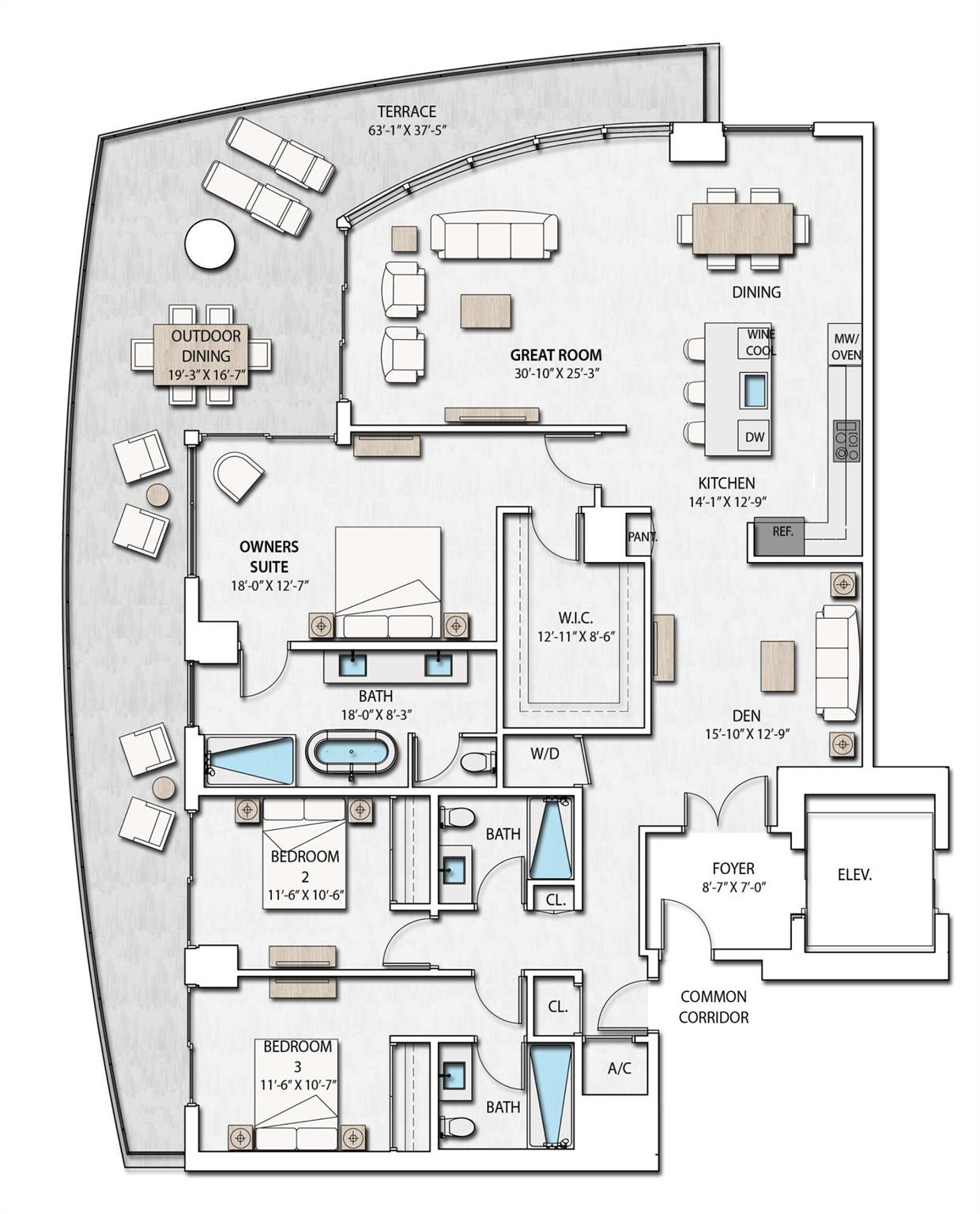 220 Lake Shore Drive 901