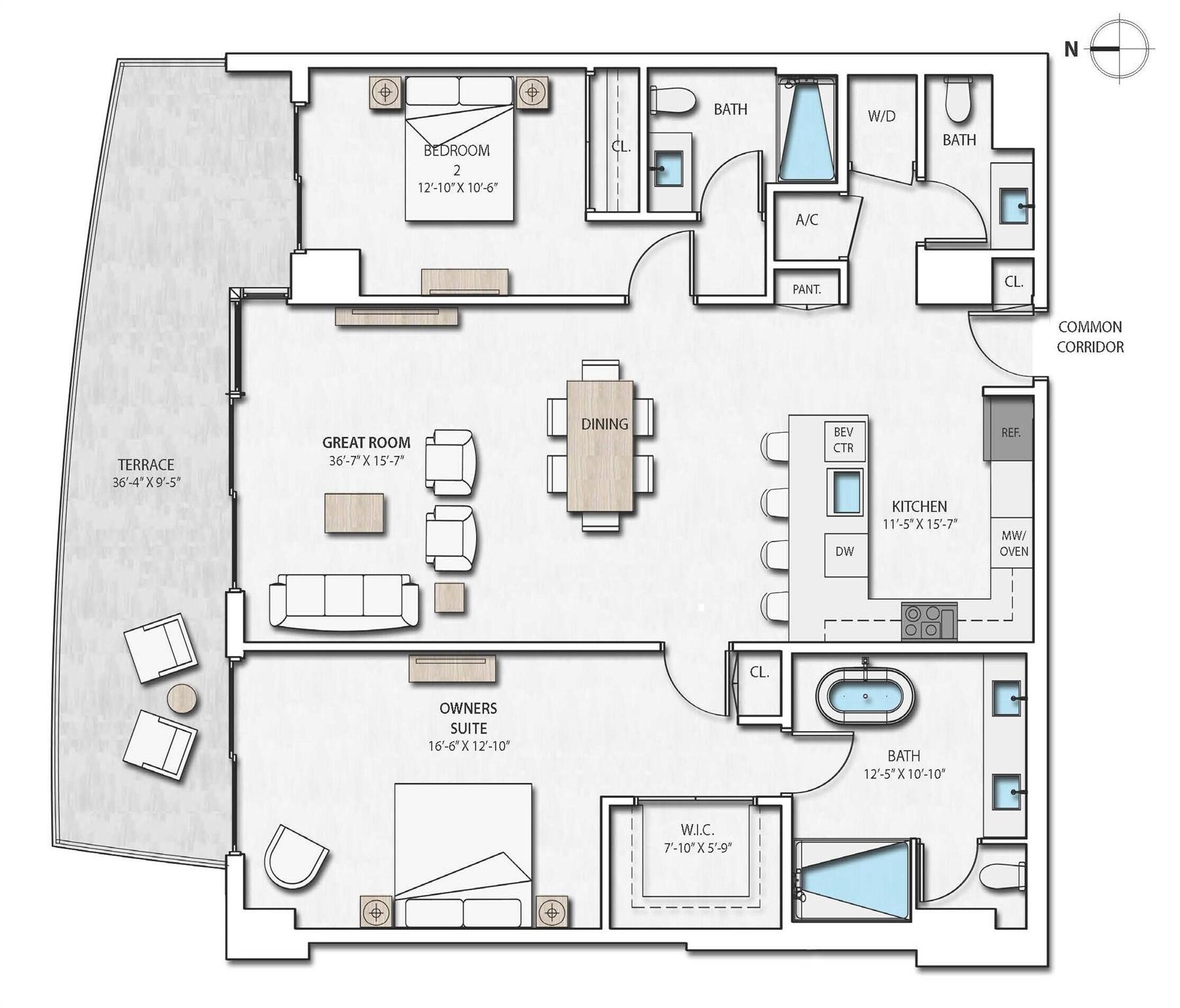 220 Lake Shore Drive N-1007