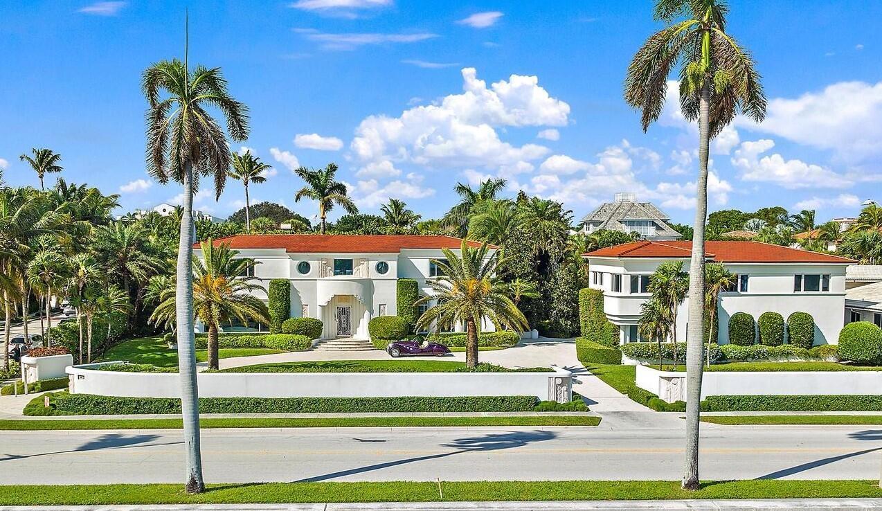 A stunning architectural Belford Shoumate legacy on the Intracoastal.  Still keeping with its nautical moderne influences and 1937 period details the home has been completely & technologically modernized for contemporary living.  The mixture ushers nautical moderne into the 21st century without distracting from the purity of the original.  Sea-foam green terrazzo floors, wavy ironwork banisters, graceful circular stairway crowned by a majestic domes ceiling frieze and curved fireplace are hallmarks of this historical residence. Balconies lined with steamship railings, blue-tile-lined pool and scrolled stucco banister leading to a side entrance grace the back of the property.  A total of 6 bedrooms, 7.1 baths, elevator, 3 car garage, outdoor kitchen in a magnificent 23,836SF property. DISCLAIMER: Information published or otherwise provided by the listing company and its
representatives including but not limited to prices, measurements, square footages, lot sizes,
calculations, statistics, and videos are deemed reliable but are not guaranteed and are subject to
errors, omissions or changes without notice. All such information should be independently verified by
any prospective purchaser or seller. Parties should perform their own due diligence to verify such
information prior to a sale or listing. Listing company expressly disclaims any warranty or
representation regarding such information. Prices published are either list price, sold price, and/or last
asking price. The listing company participates in the Multiple Listing Service and IDX. The properties
published as listed and sold are not necessarily exclusive to listing company and may be listed or have
sold with other members of the Multiple Listing Service. Transactions where listing company
represented both buyers and sellers are calculated as two sales. "No payments made until title passes"
Some affiliations may not be applicable to certain geographic areas. If your property is currently listed
with another broker, please disregard any solicitation for services. Information published or otherwise
provided by seller, listing company or its representatives is deemed reliable but are not guaranteed
and subject to errors, omissions, or changes without notice. Copyright 2024 by the listing company. All
Rights Reserved.