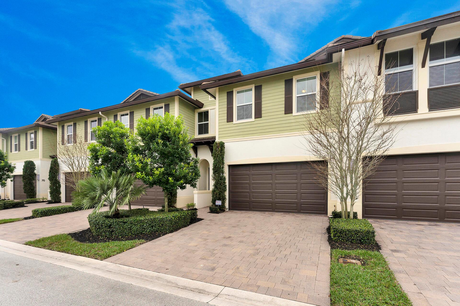 Best Price in the Community! Welcome to an exquisite 3-bedroom, 2.5-bathroom townhome nestled in the prestigious Pointe 100 community in Boca Raton. Main floor boasts an expansive layout, adorned with sleek granite countertops, contemporary espresso cabinets, ceramic tile floor, & a convenient powder room. Upper level, you will find a spacious master bedroom with a walk-in closet, accompanied by a master bath featuring granite finishes, separate sinks, & a resort-style shower. Additional comfort in well-appointed split bedrooms, open loft, & a conveniently located laundry room. Safety meets style with hurricane impact windows and a garage door. This prime location not only offers top-rated schools but also proximity to shops, dining establishments, & easy access to I-95 and tur
